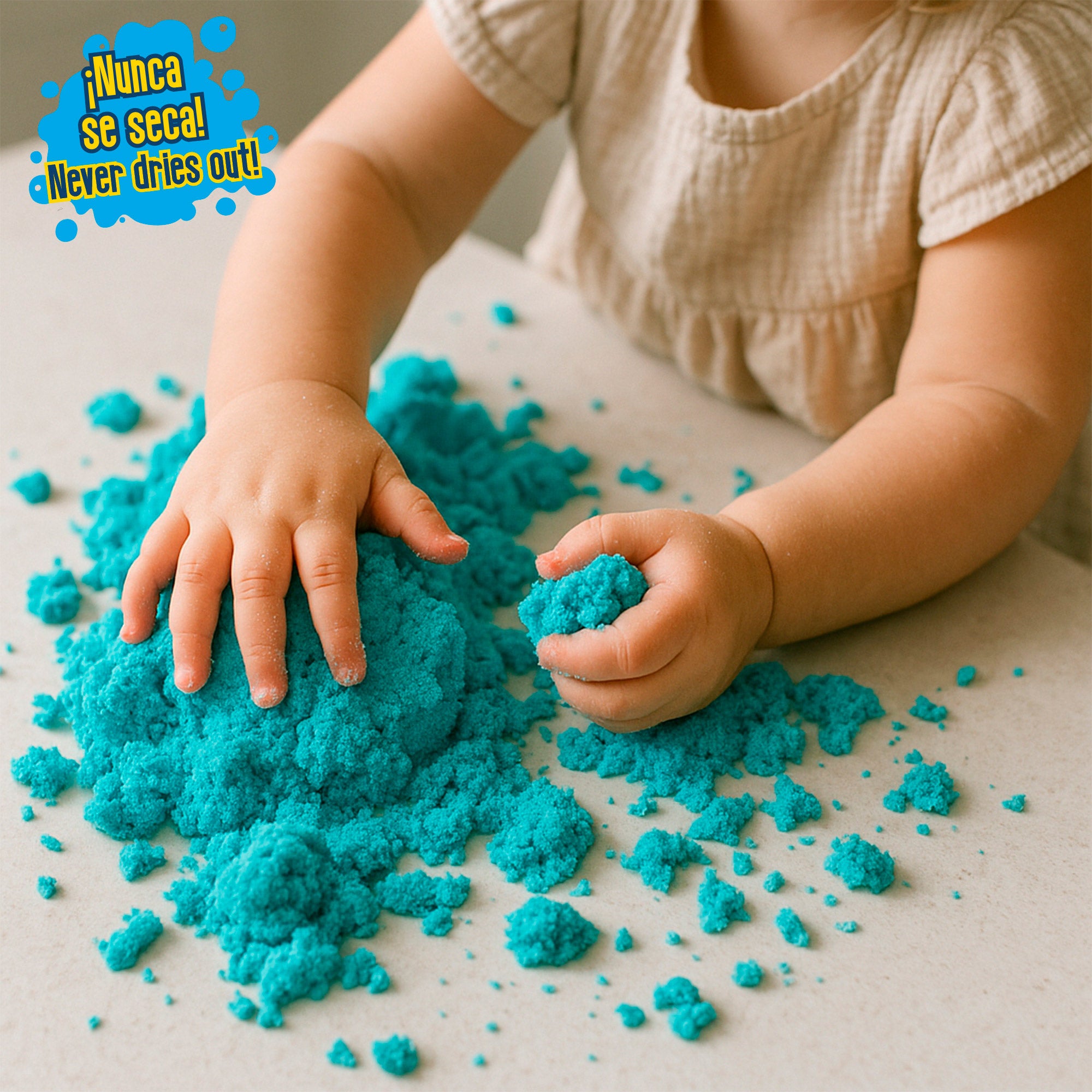 Areia mágica Colorbaby com moldes