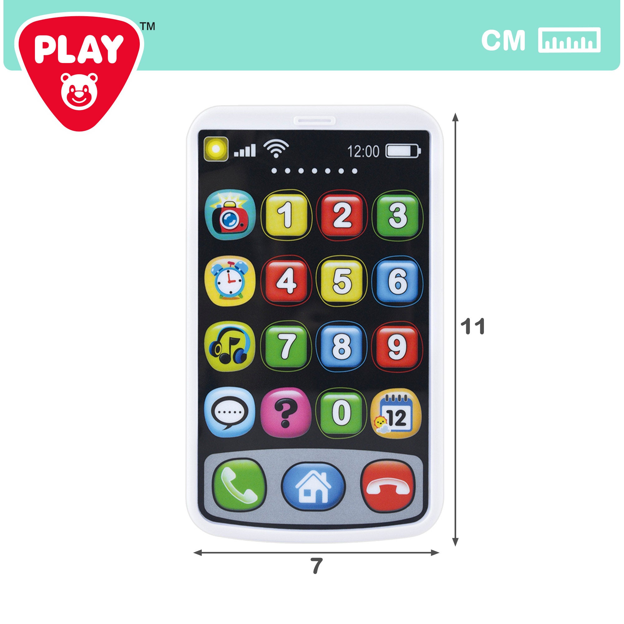 Telefone e chave interativos para bebés PLAY