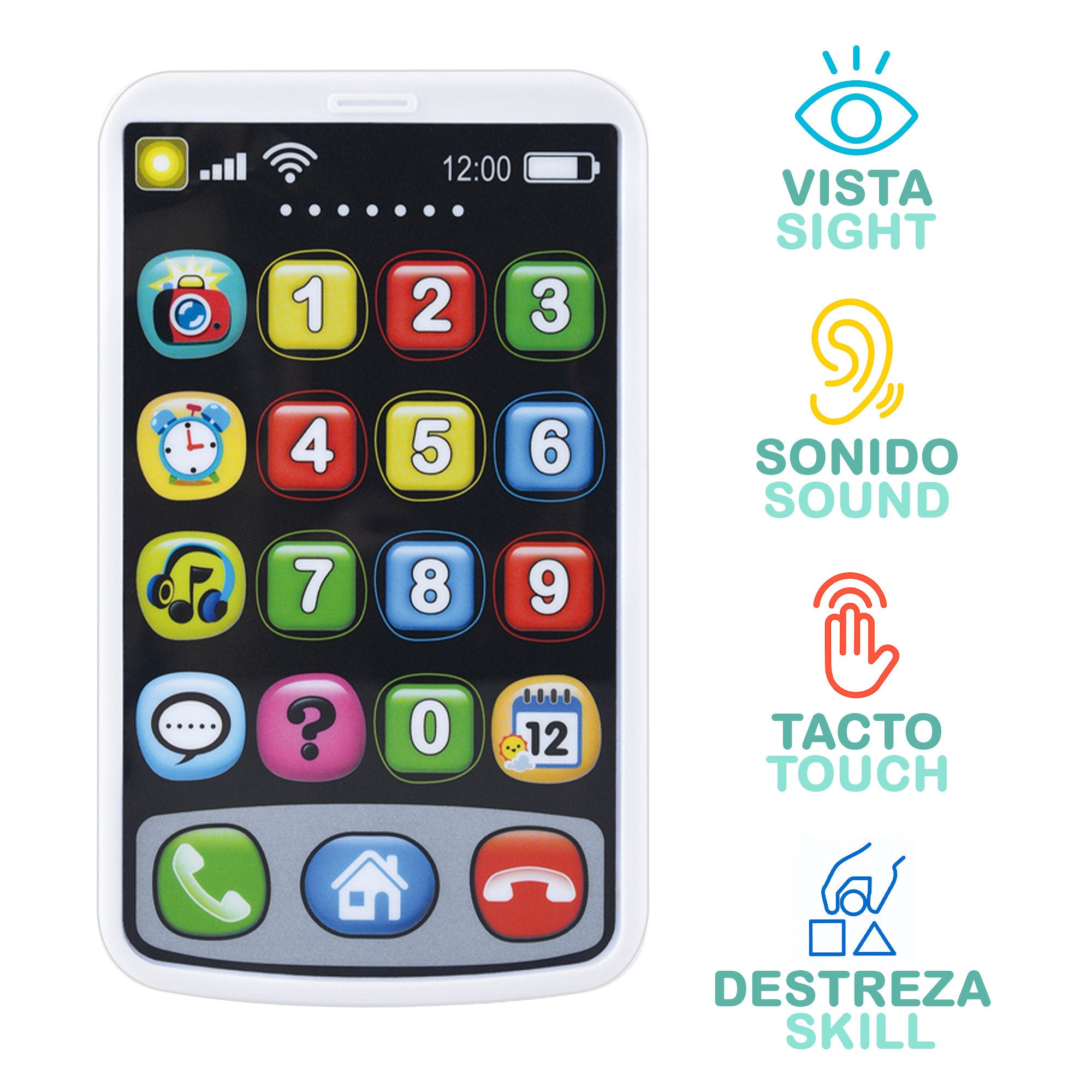 Telefone e chave interativos para bebés PLAY