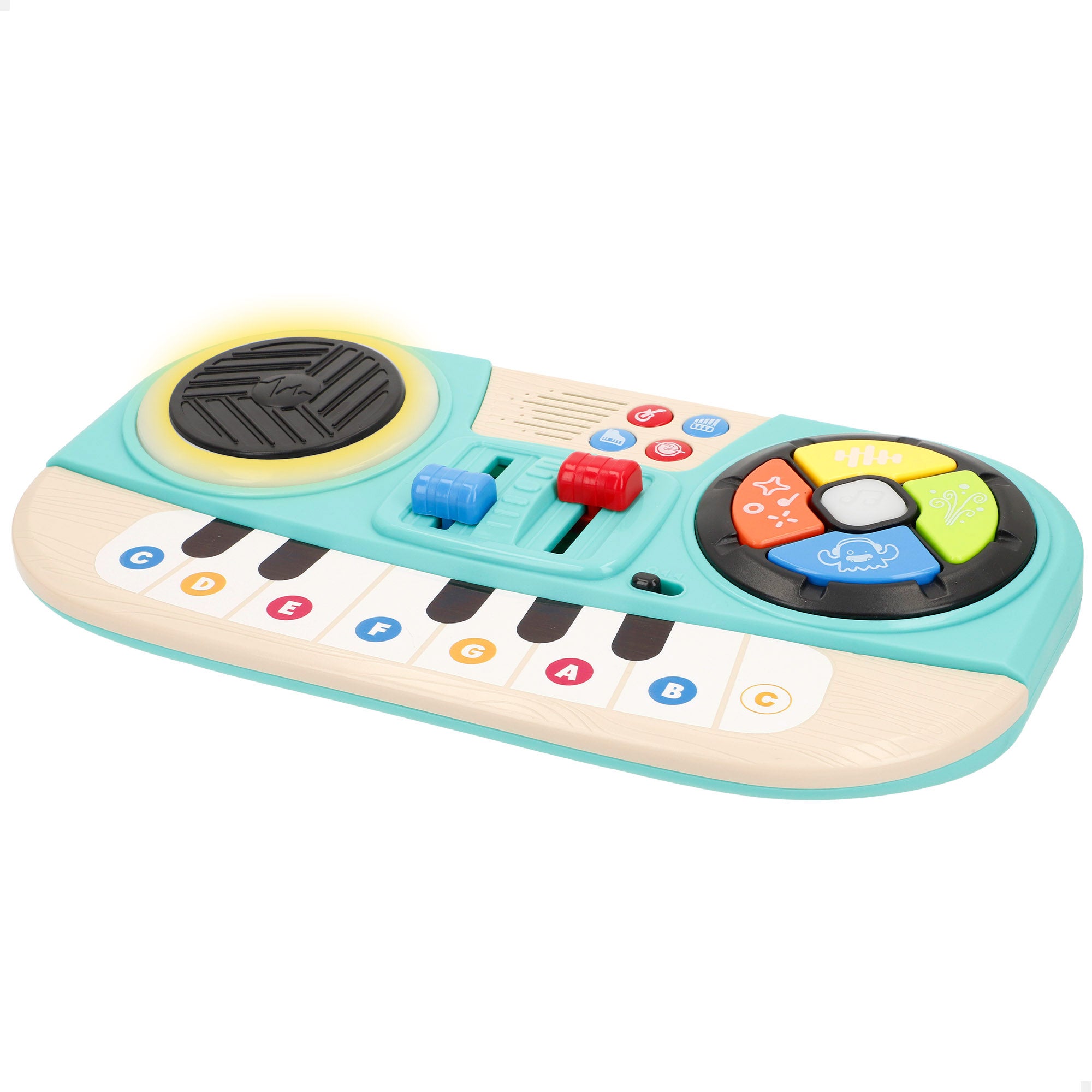 Teclado eletrónico infantil PLAY para DJ com luzes e sons