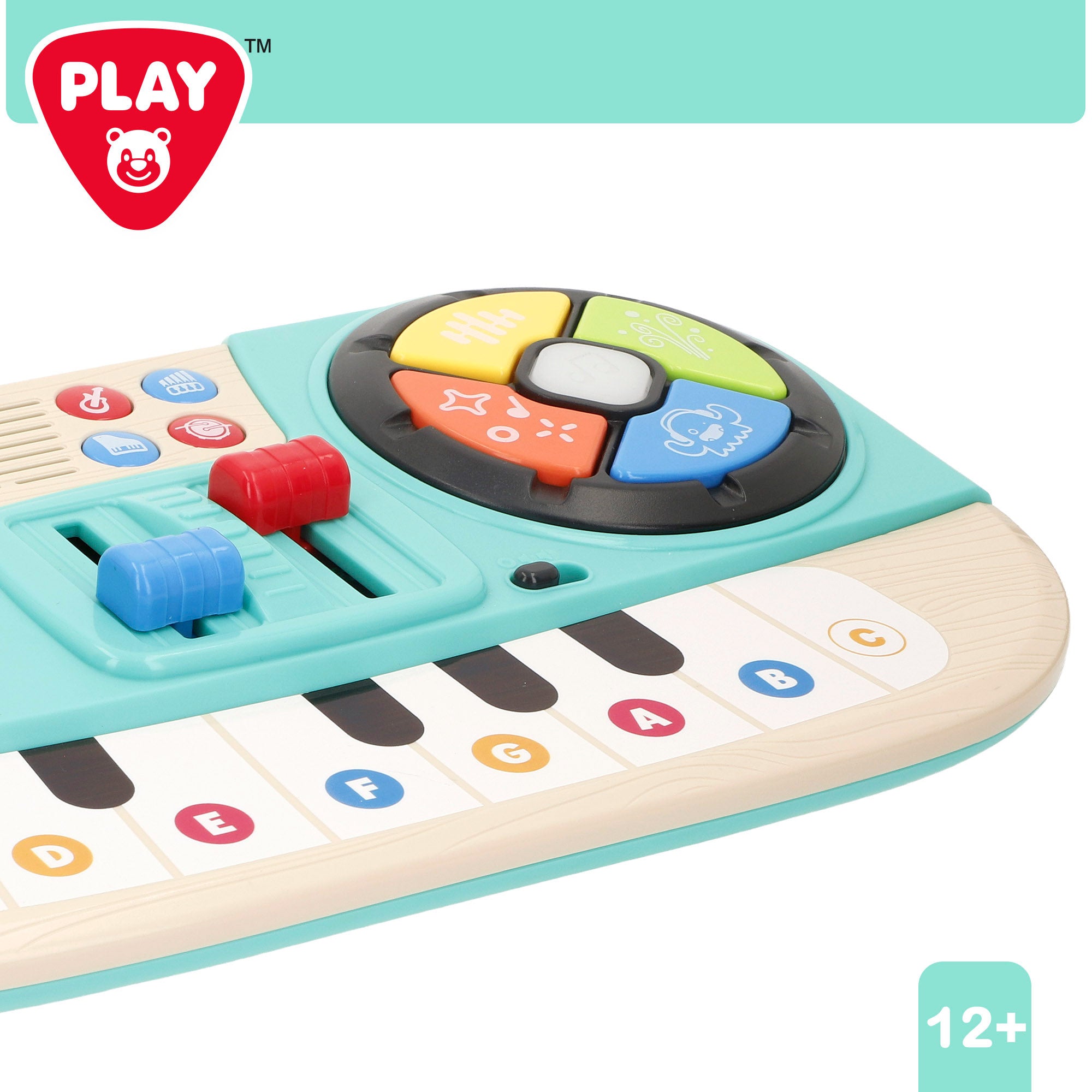 Teclado eletrónico infantil PLAY para DJ com luzes e sons