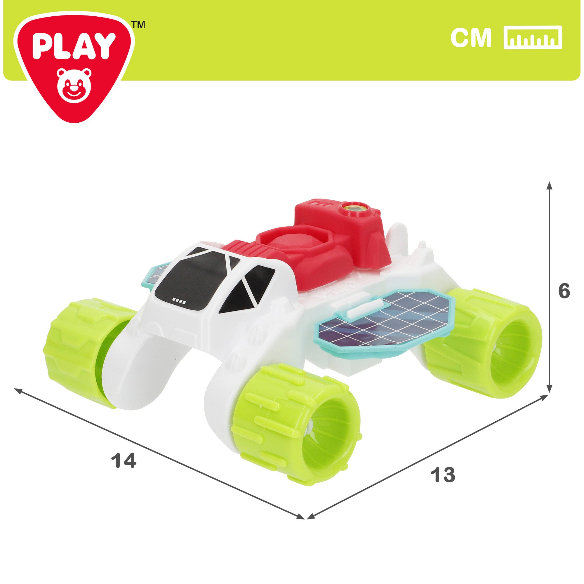 Conjunto de massa de modelar PLAY Space Adventure com moldes e acessórios.