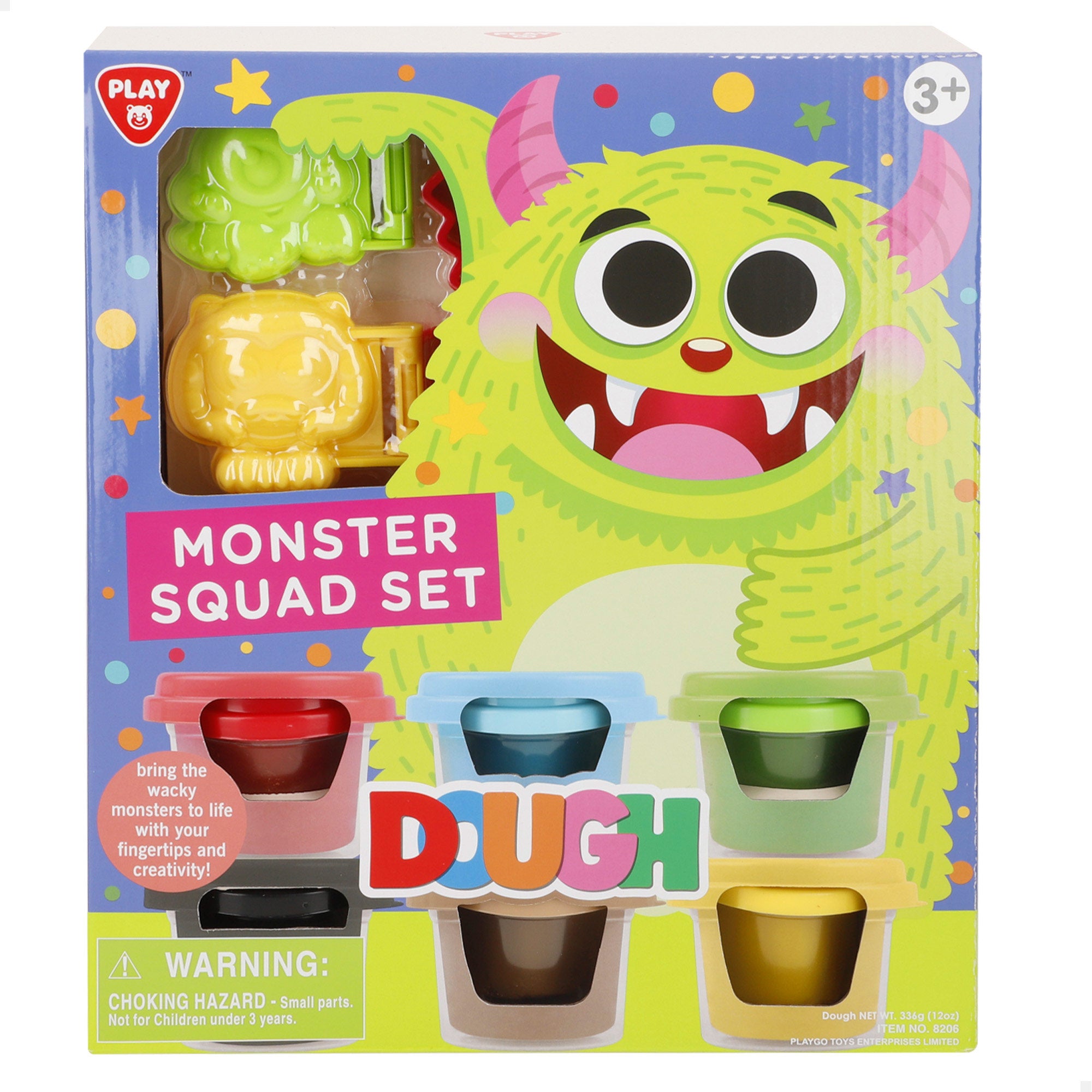 Conjunto de plasticina de modelar Play-Doh Monstro com moldes e acessórios.