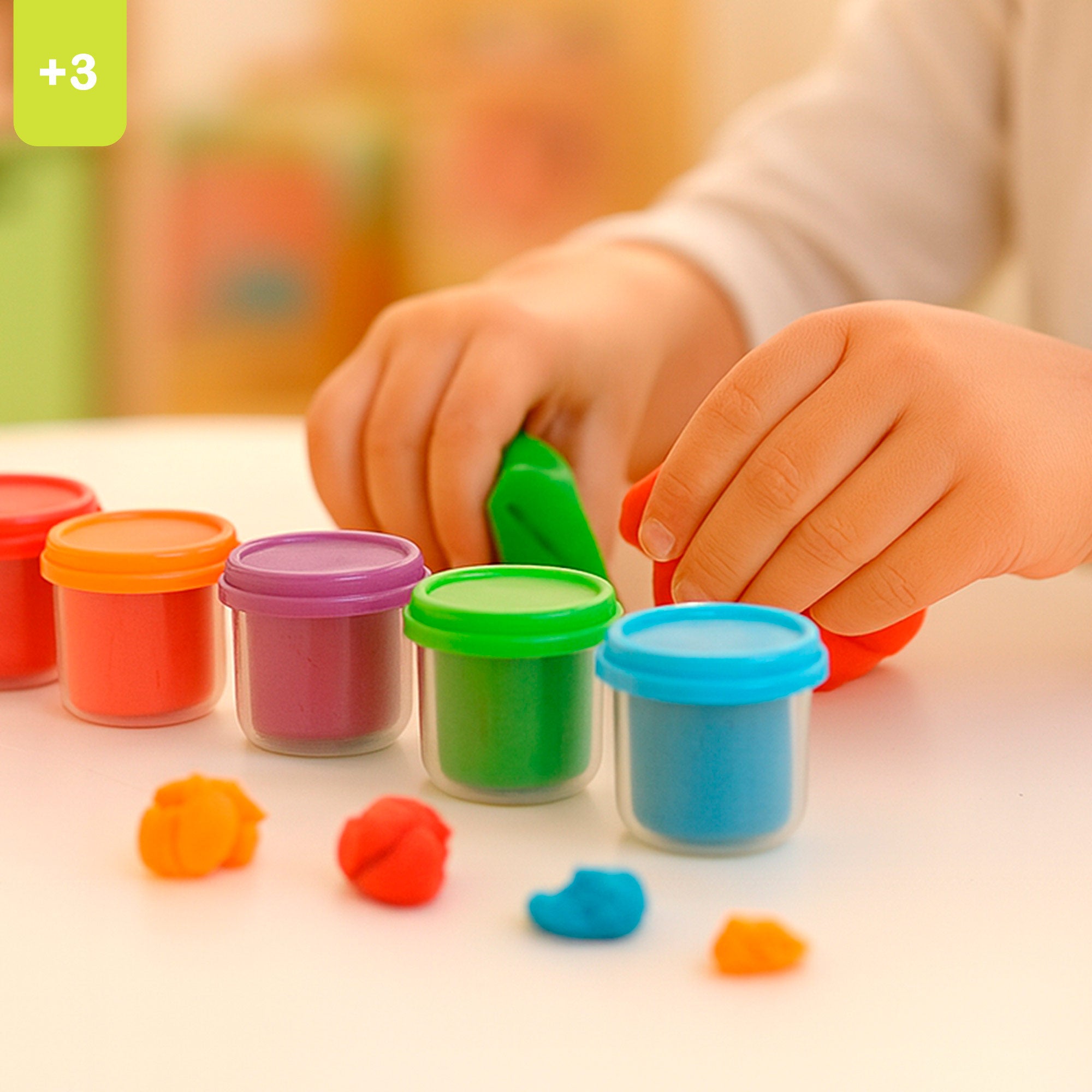 Conjunto de criaturas marinhas Play-Doh com moldes e acessórios.