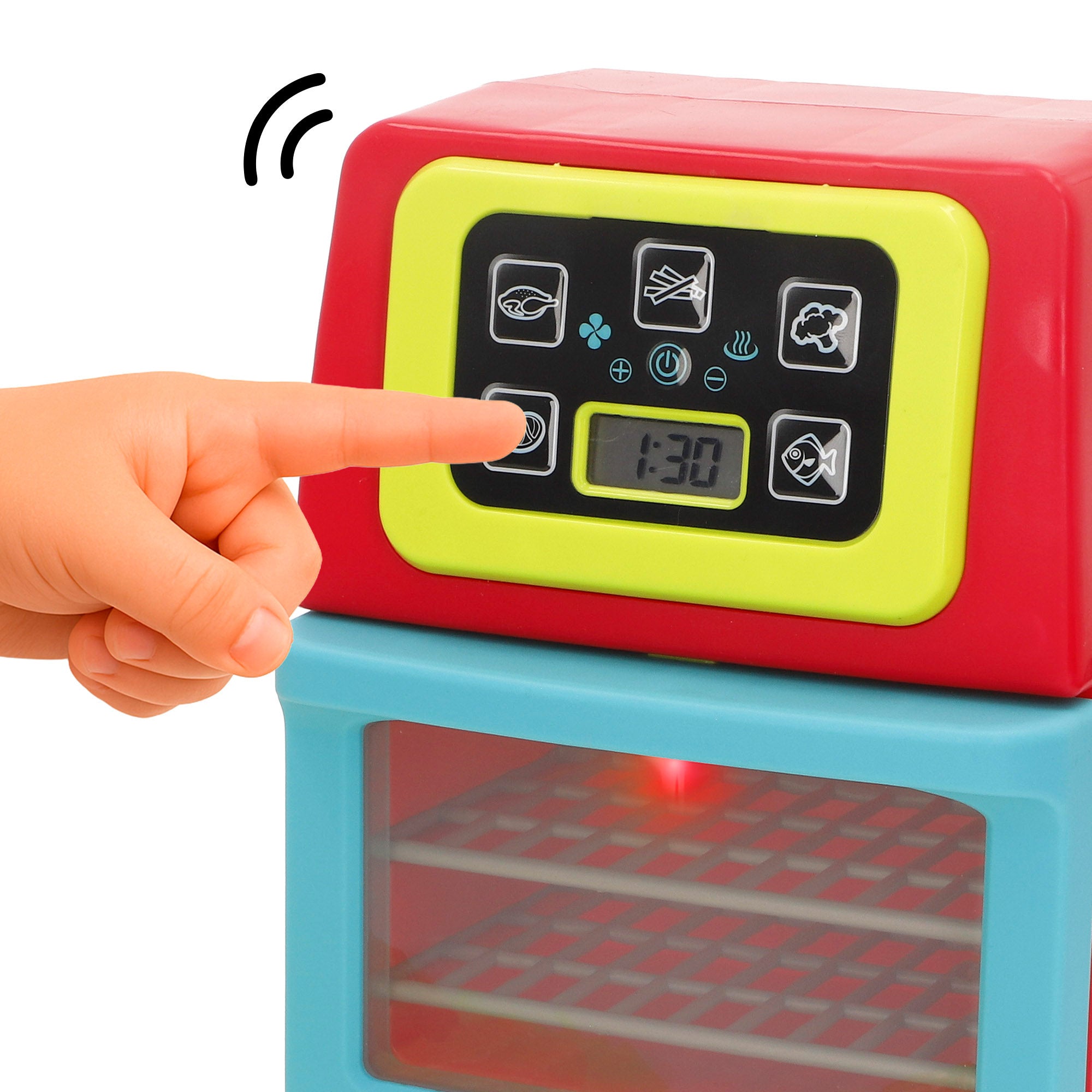 Fritadeira Elétrica de Brinquedo PLAY com 14 Peças, Luzes e Sons