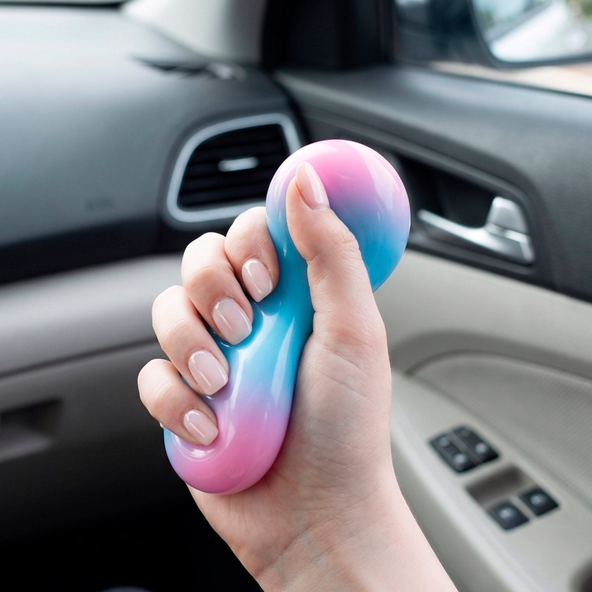 Nee-Doh Pelota antiestrés squishy 6 cm cambia color