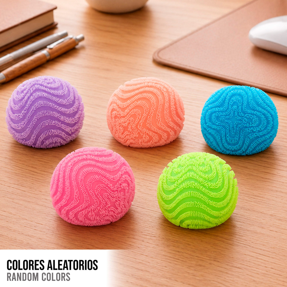 Nee-Doh Bola antiestrés squishy 6 cm Wonder Waves