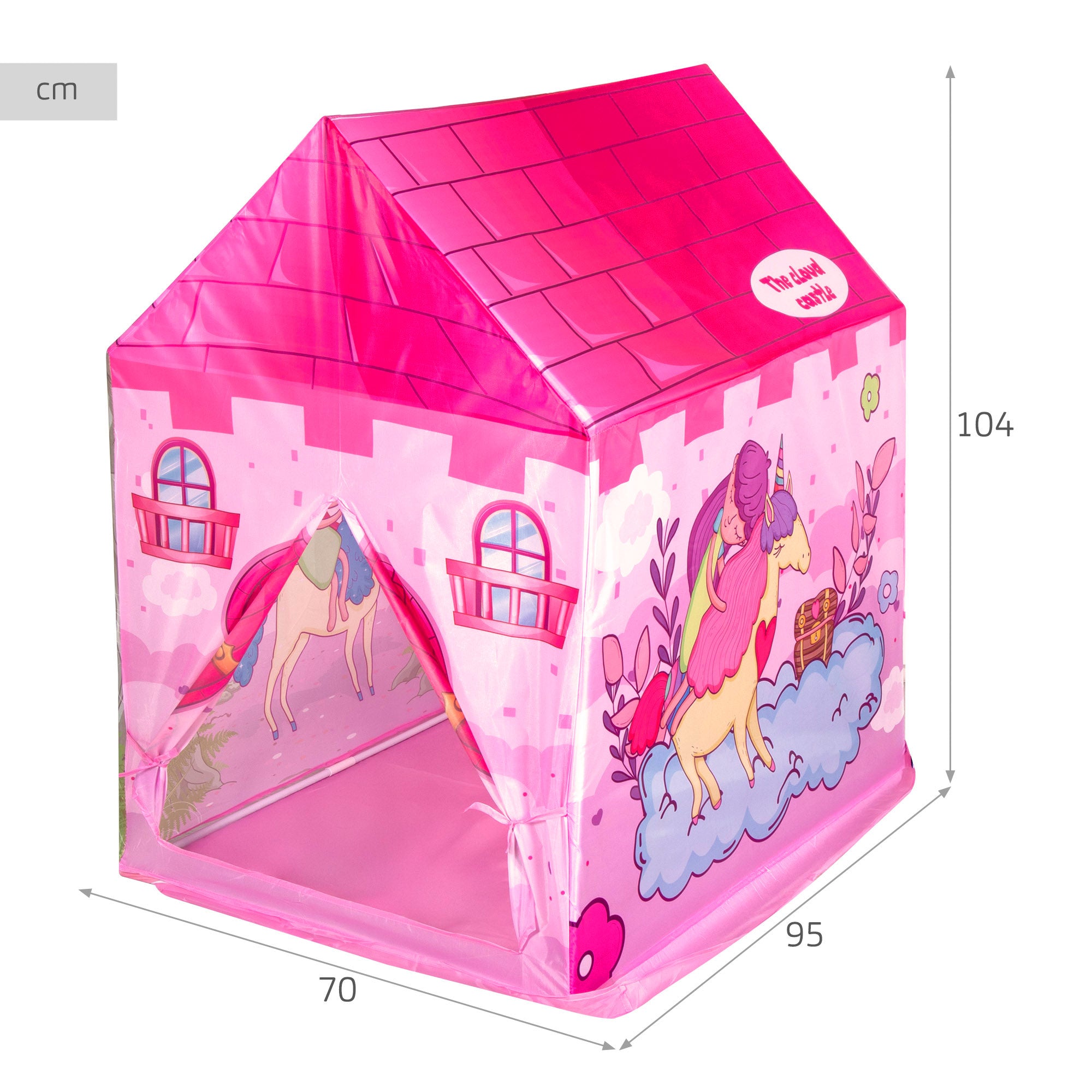 Casinha de jogos de princesa e unicórnio Fun Area!