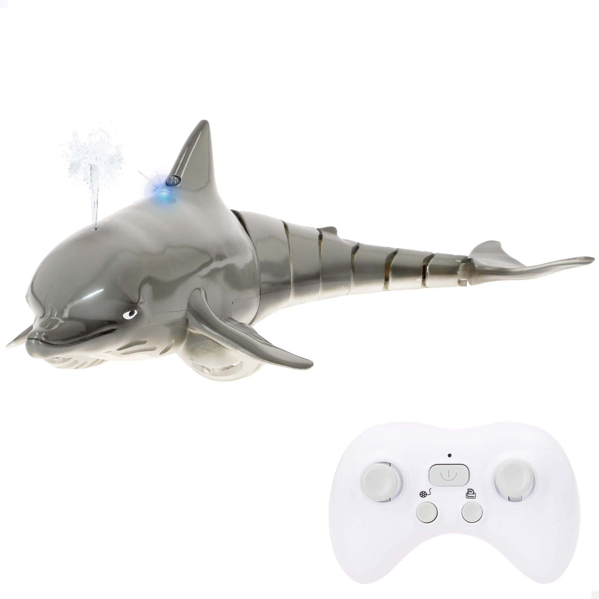 Golfinho de brinquedo telecomandado 35 cm Barco de Corrida
