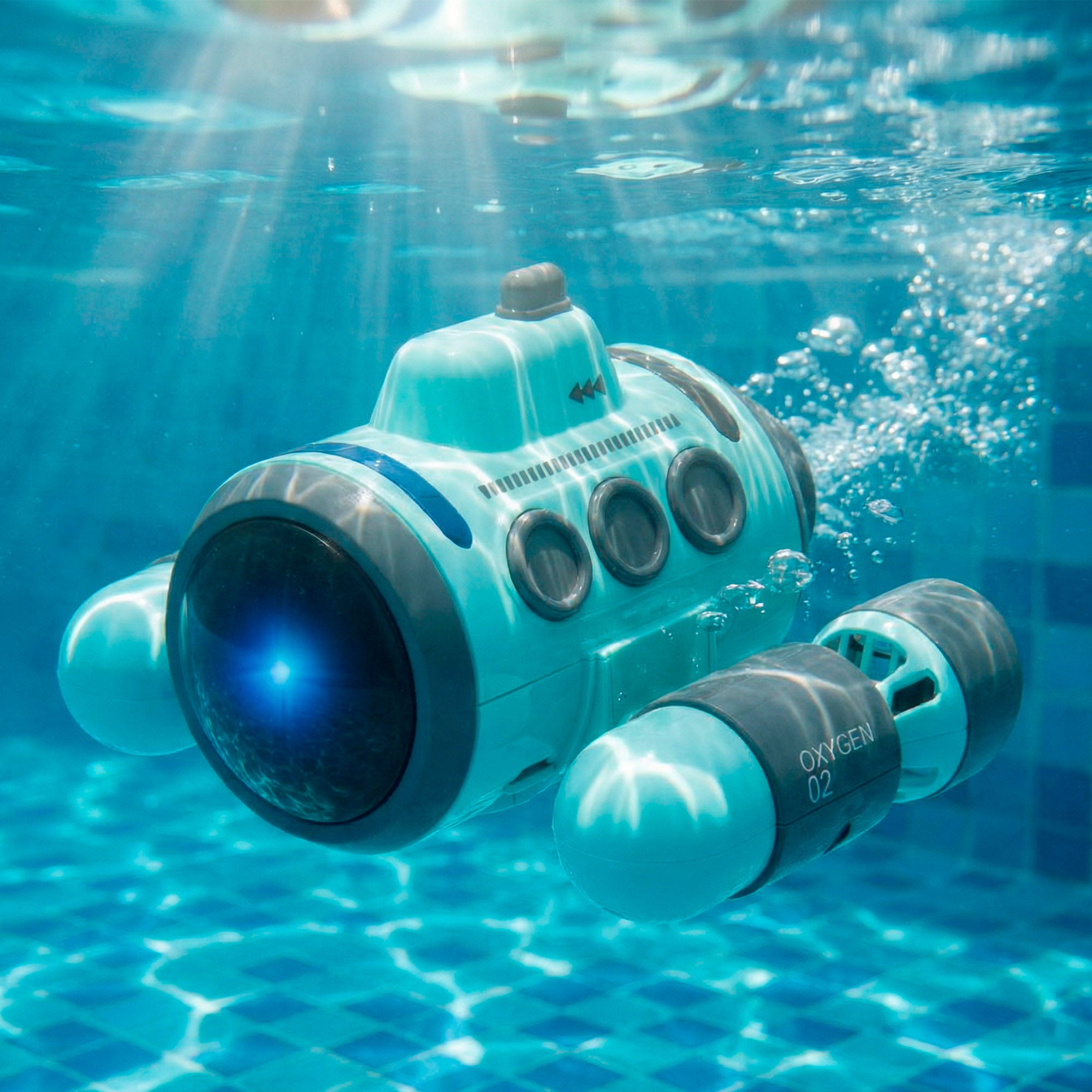 Submarino de brinquedo telecomandado rotação 360º Speed & Go