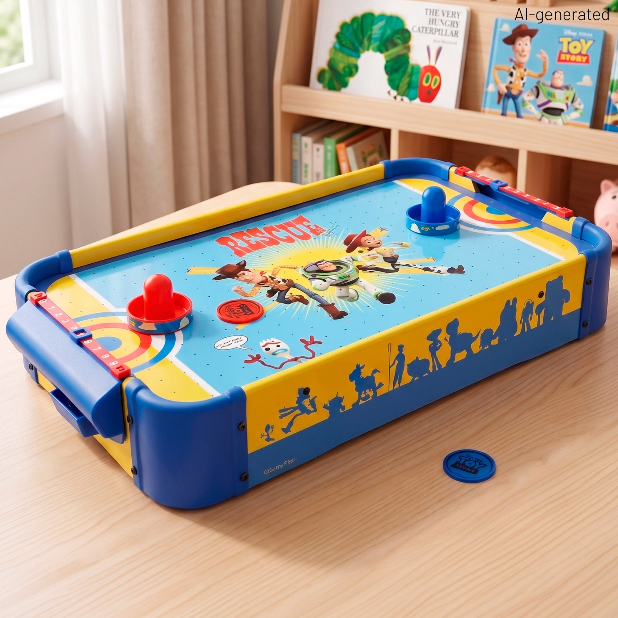Toy Story Air Hockey de mesa + 4 anos
