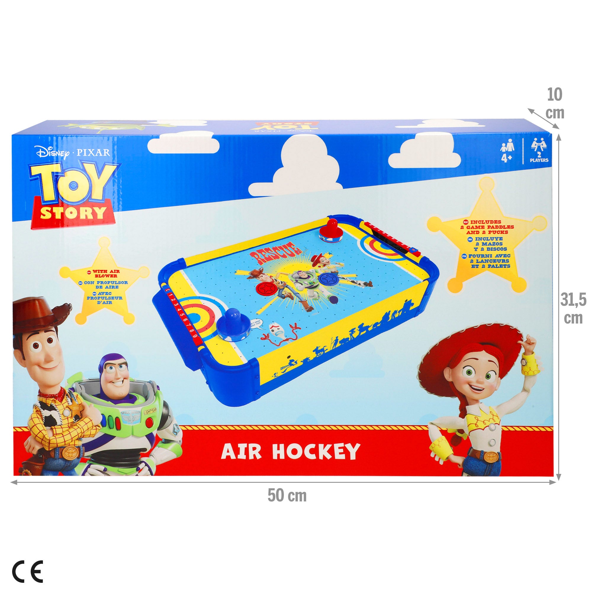 Toy Story Air Hockey de mesa + 4 anos