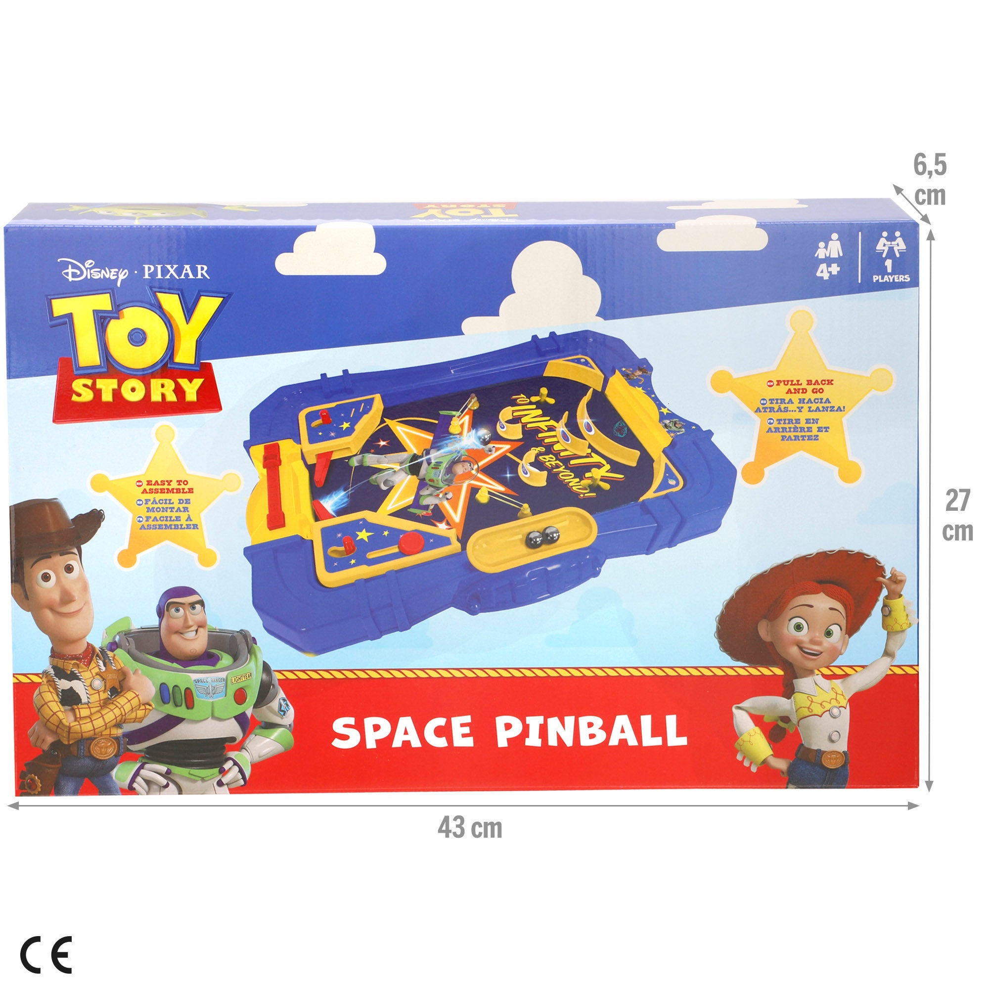 Toy Story Pinball de mesa + 4 anos