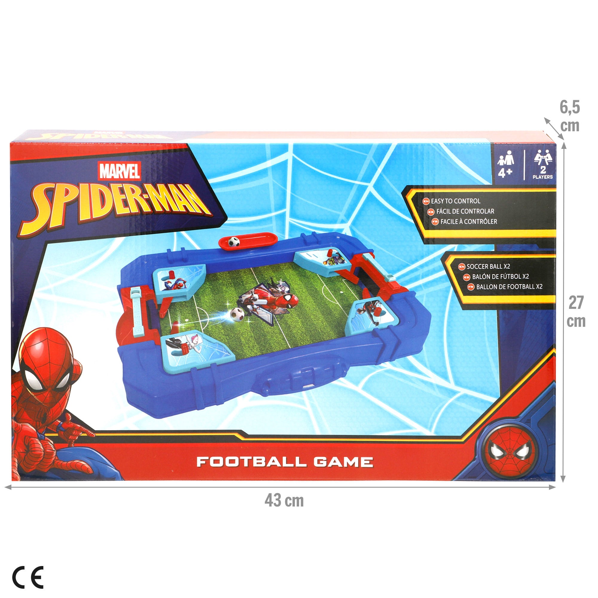 Futebol de Mesa Spiderman + 4 anos