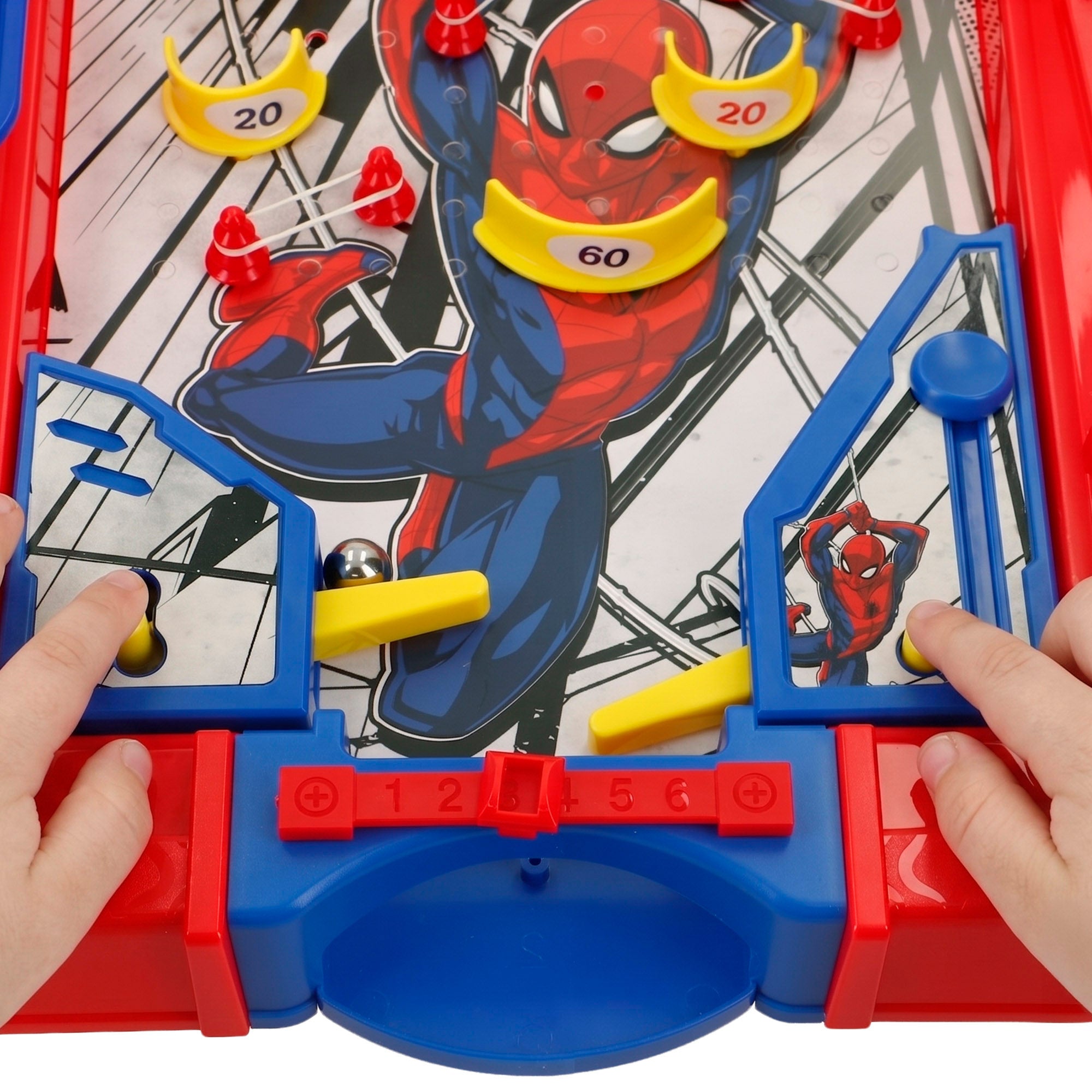 Pinball Homem-Aranha de mesa + 4 anos