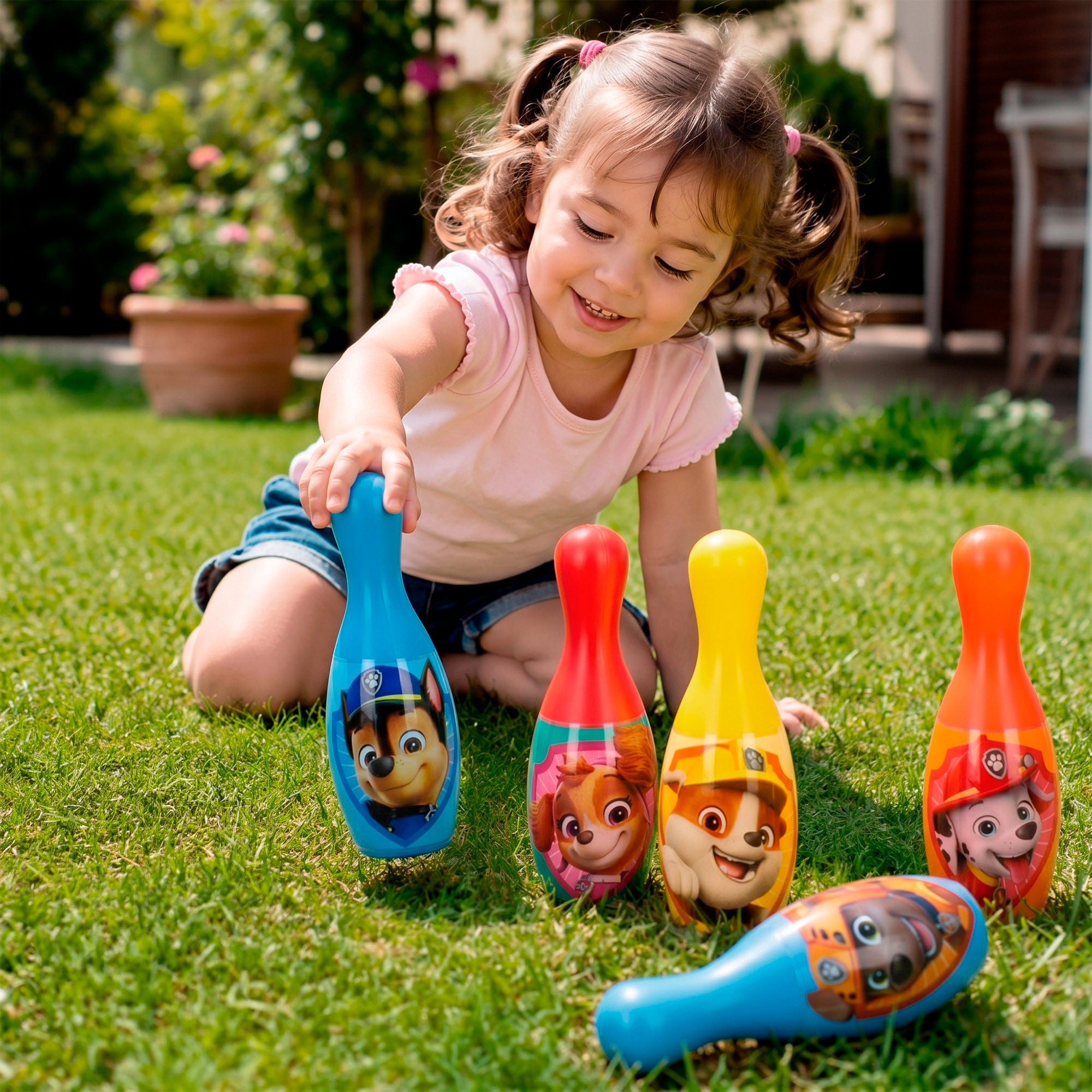 Patrulha Pata Conjunto de Bowling Infantil + 3 anos