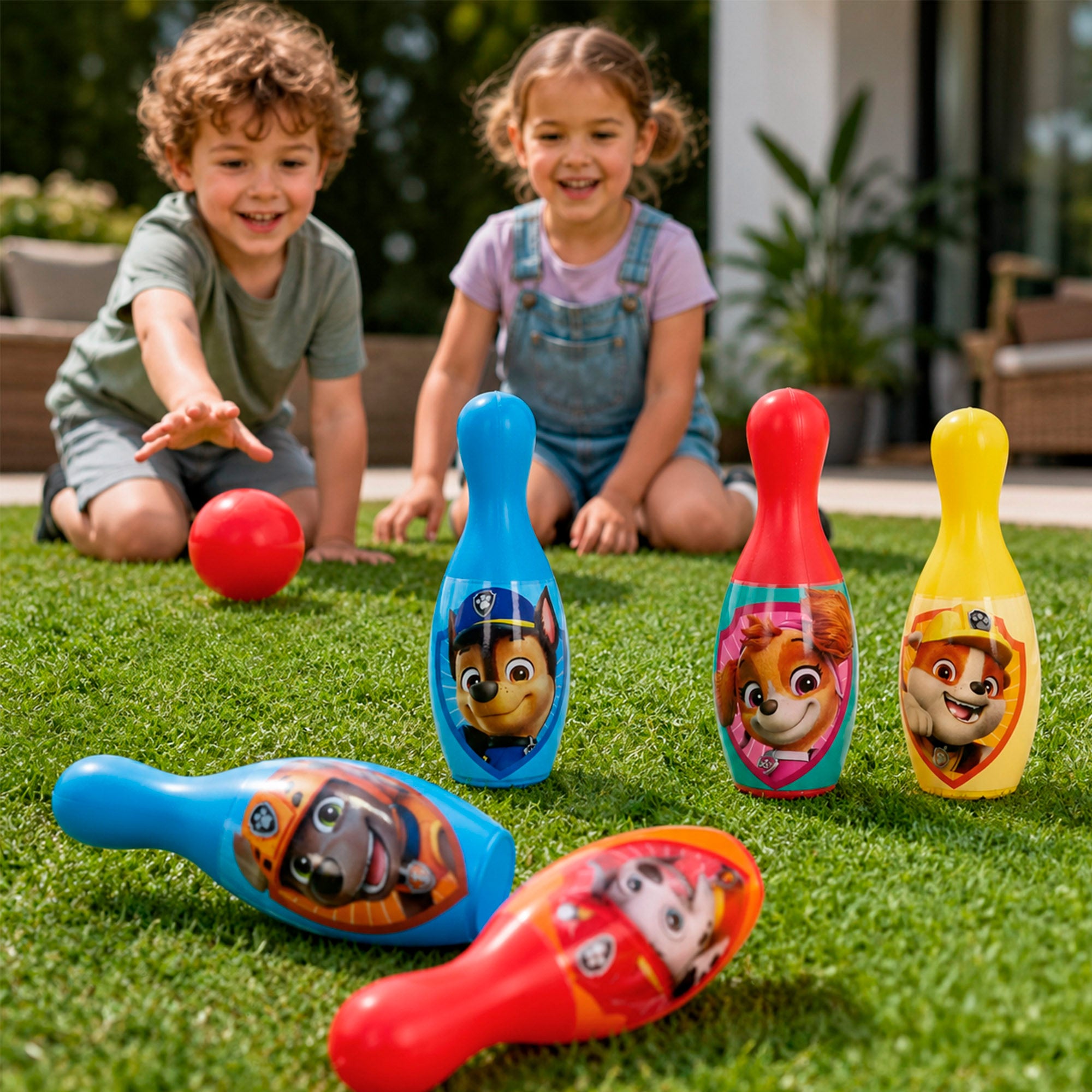 Patrulha Pata Conjunto de Bowling Infantil + 3 anos