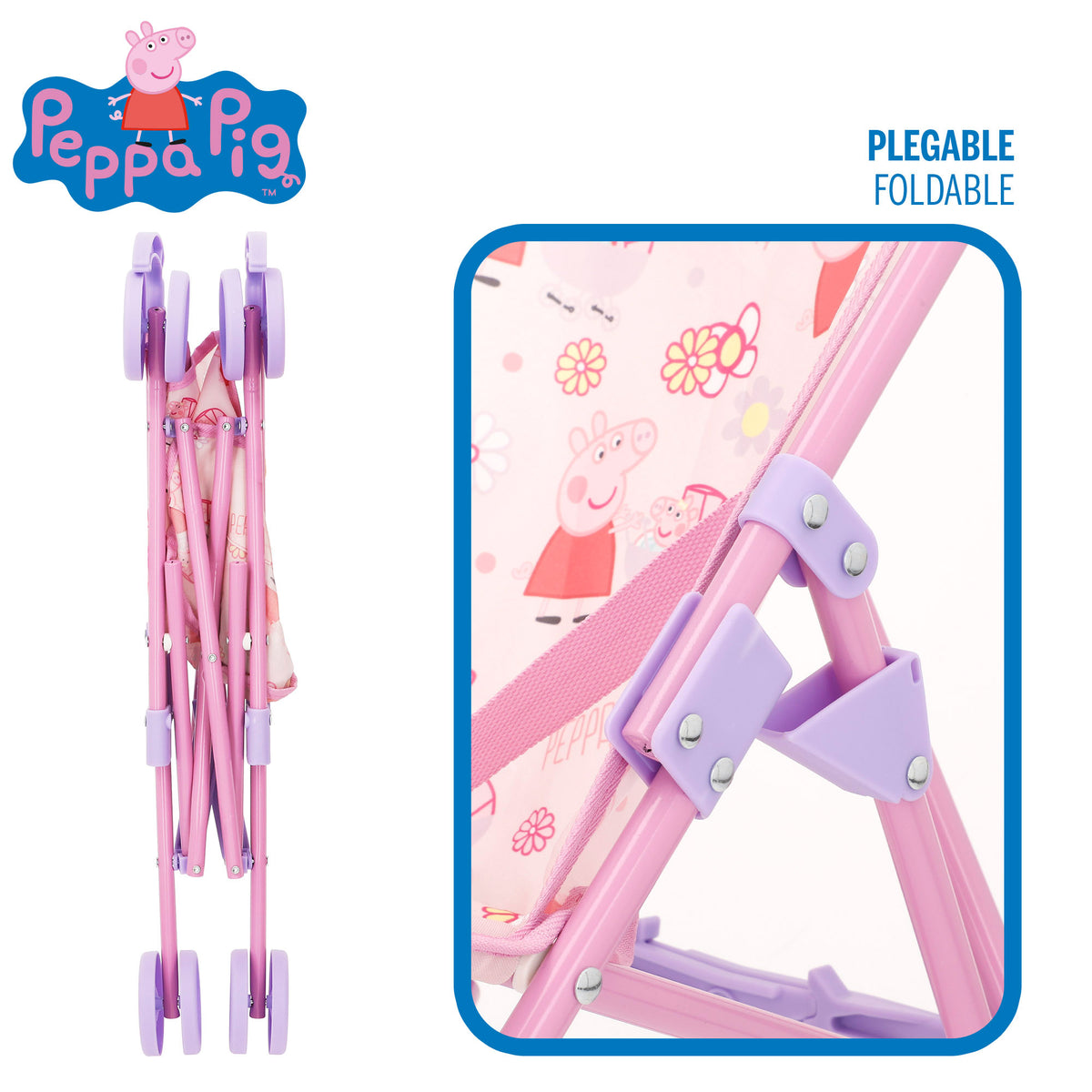 Peppa Pig Carrinho de passeio para boneca + 24 meses