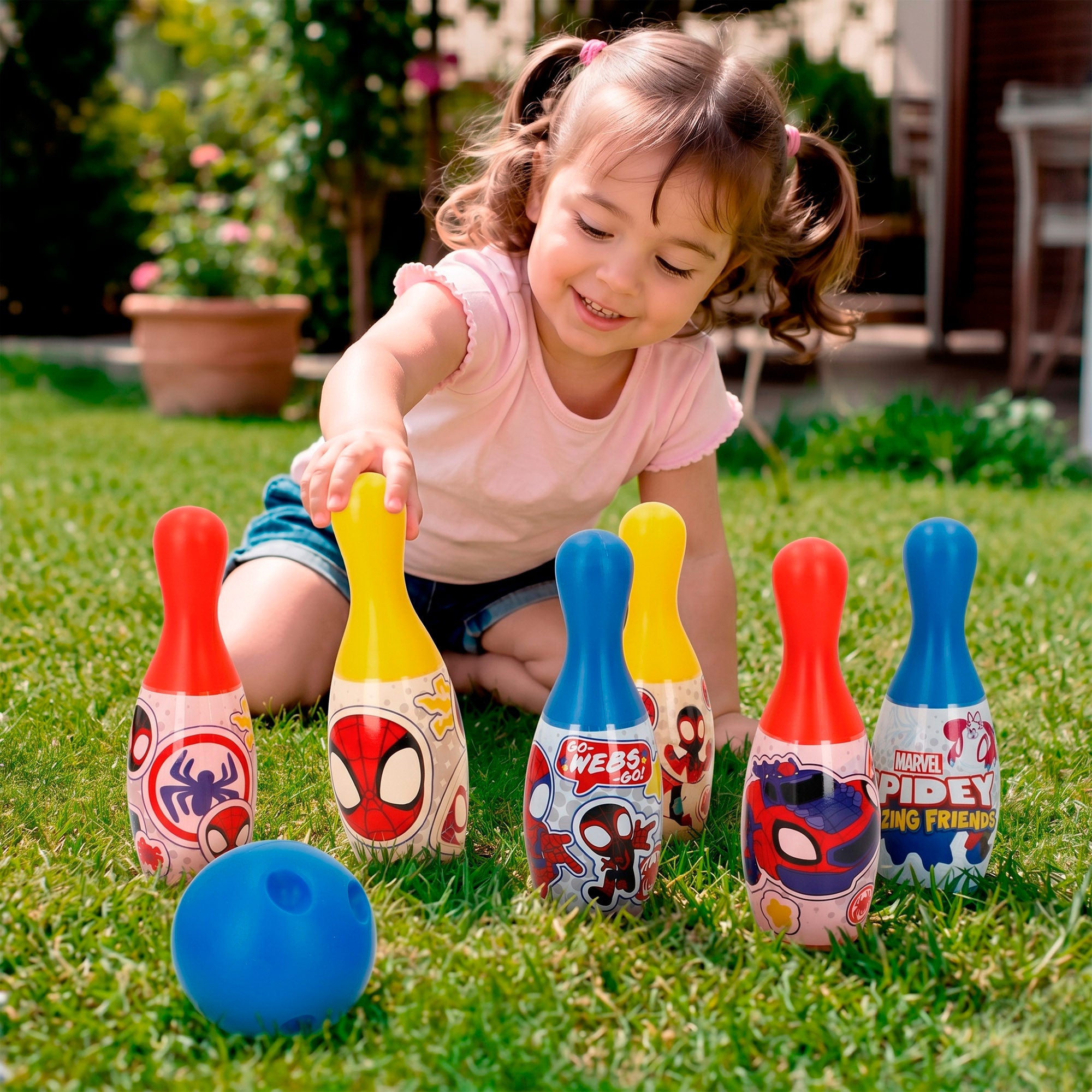 Spidey Conjunto de boliche infantil + 3 anos