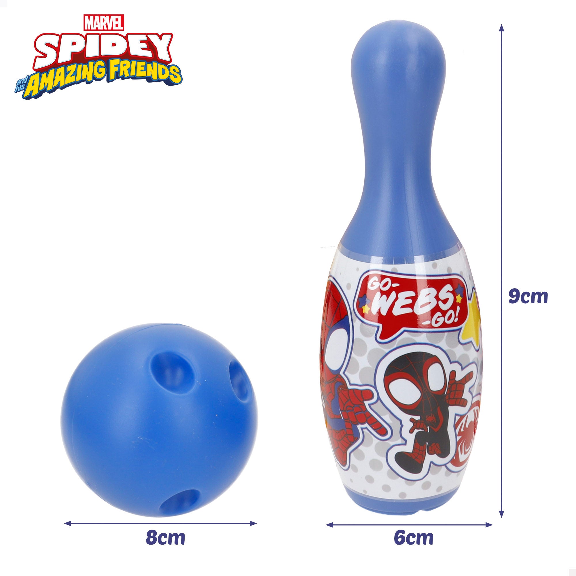 Spidey Conjunto de boliche infantil + 3 anos