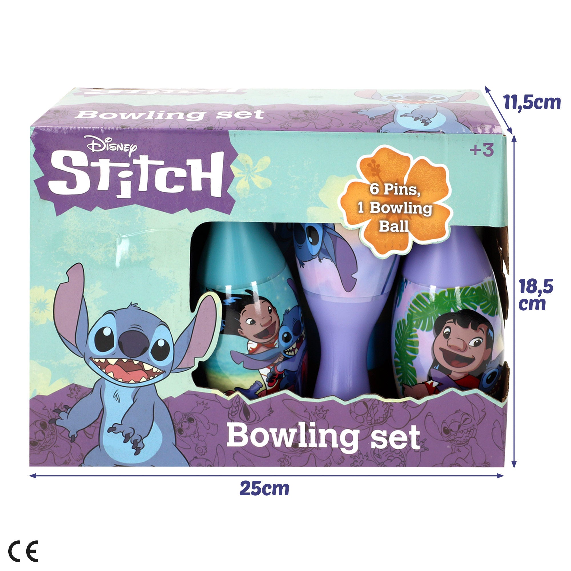 Stitch Conjunto de bolos infantil + 3 anos