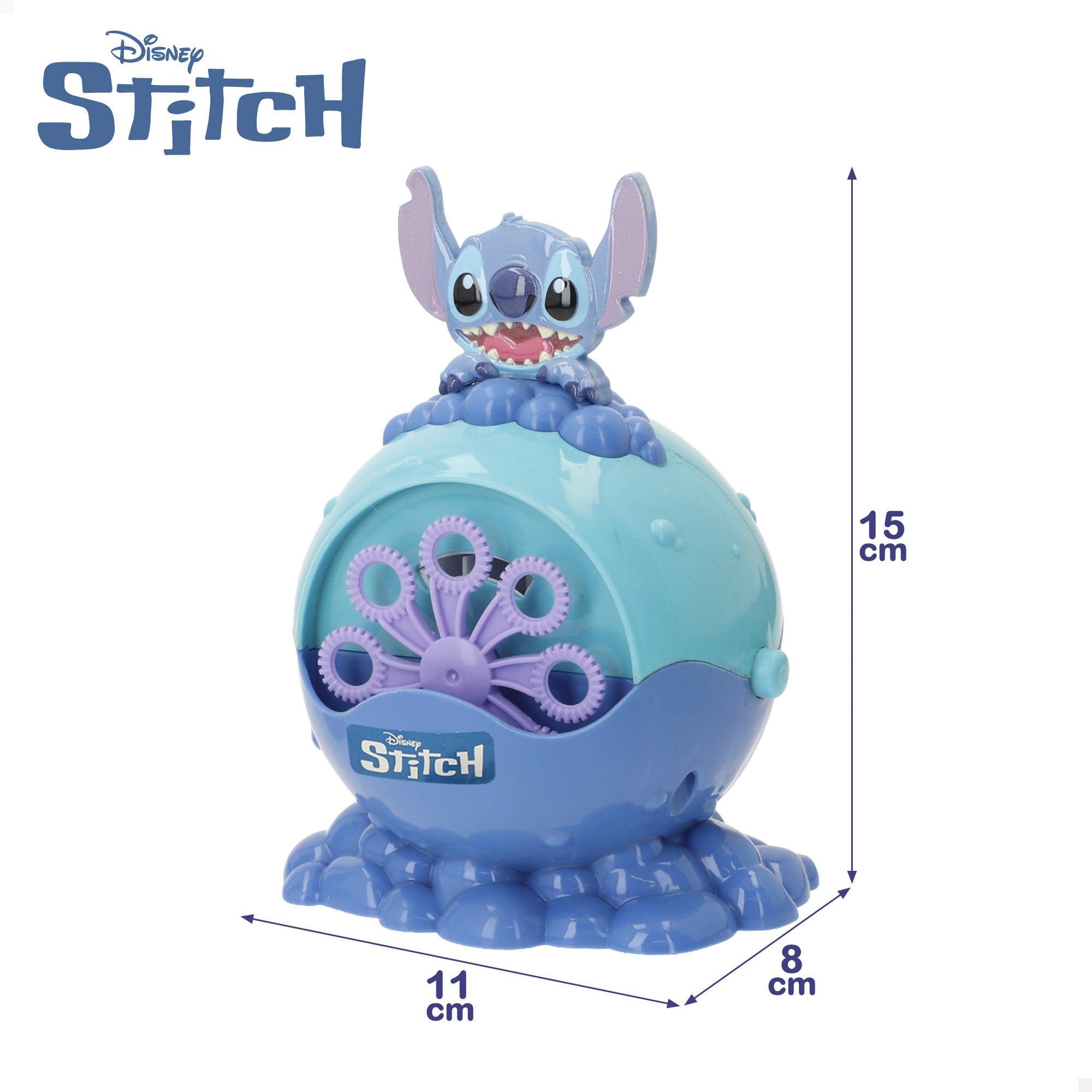 Stitch Máquina de bolhas de sabão elétrica 59 ml