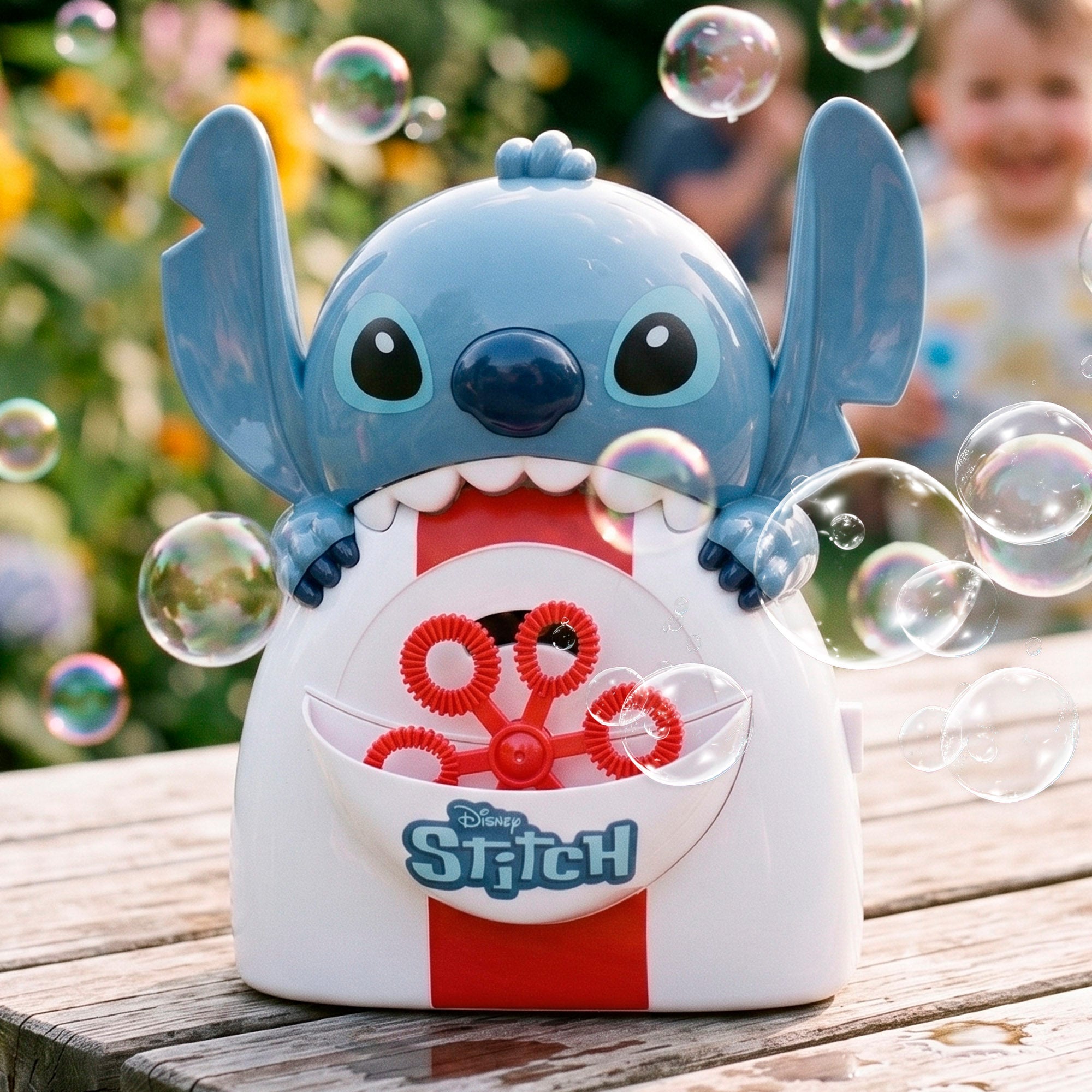 Stitch Máquina de bolhas de sabão elétrica 100 ml