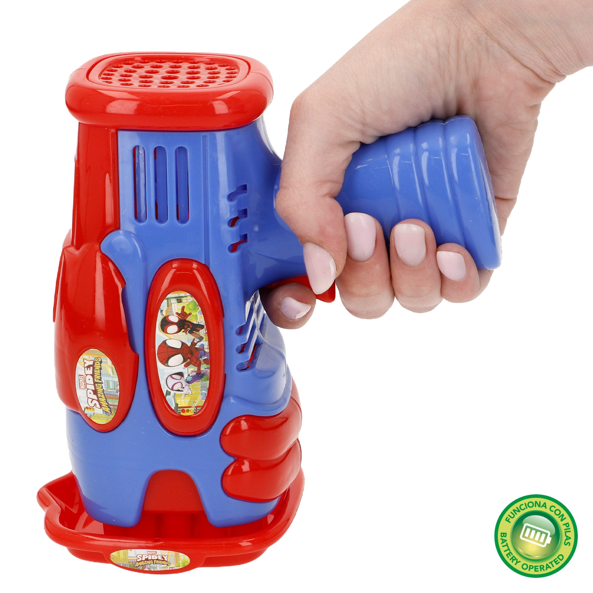 Pistola de bolhas elétrica Spidey 59 ml