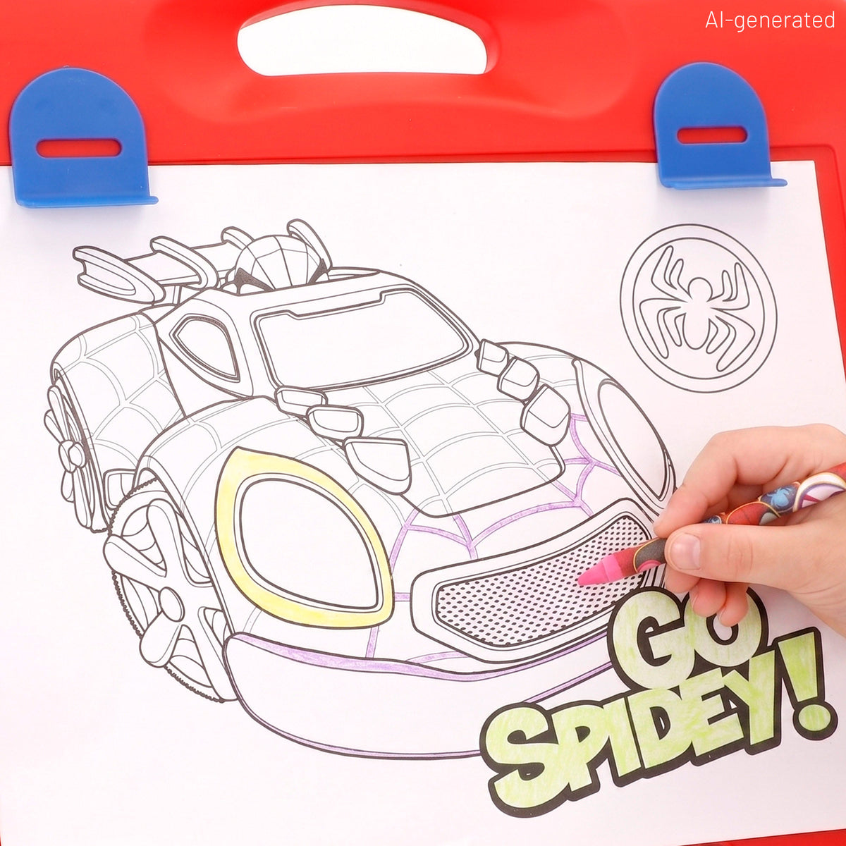 Quadro 2 em 1 Spidey pequeno + 3 anos