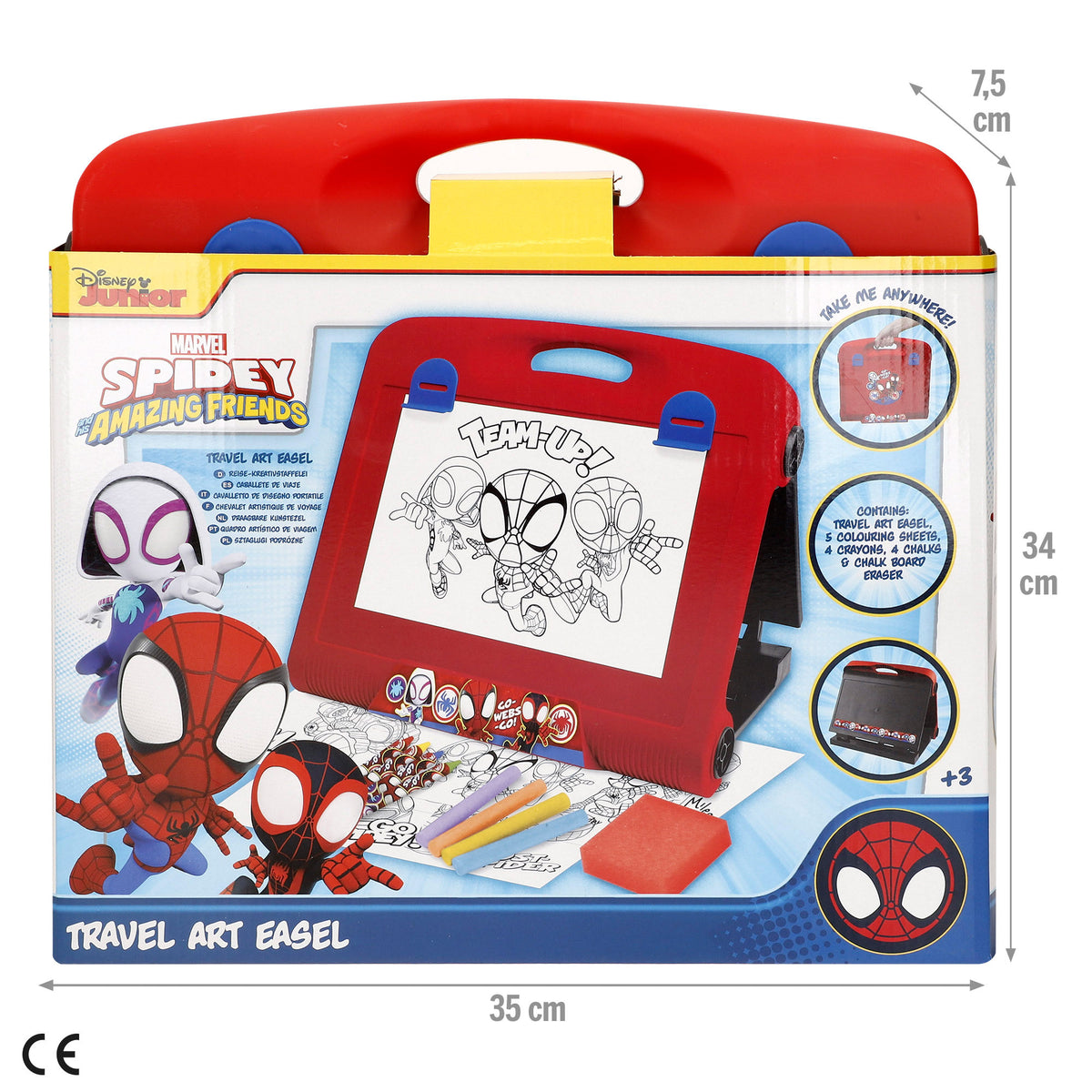 Quadro 2 em 1 Spidey pequeno + 3 anos