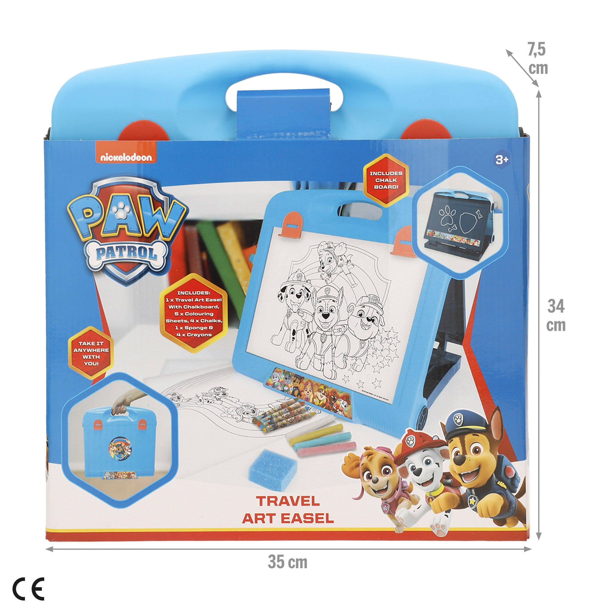 Patrulha Pata Quadro 2 em 1 pequeno + 3 anos