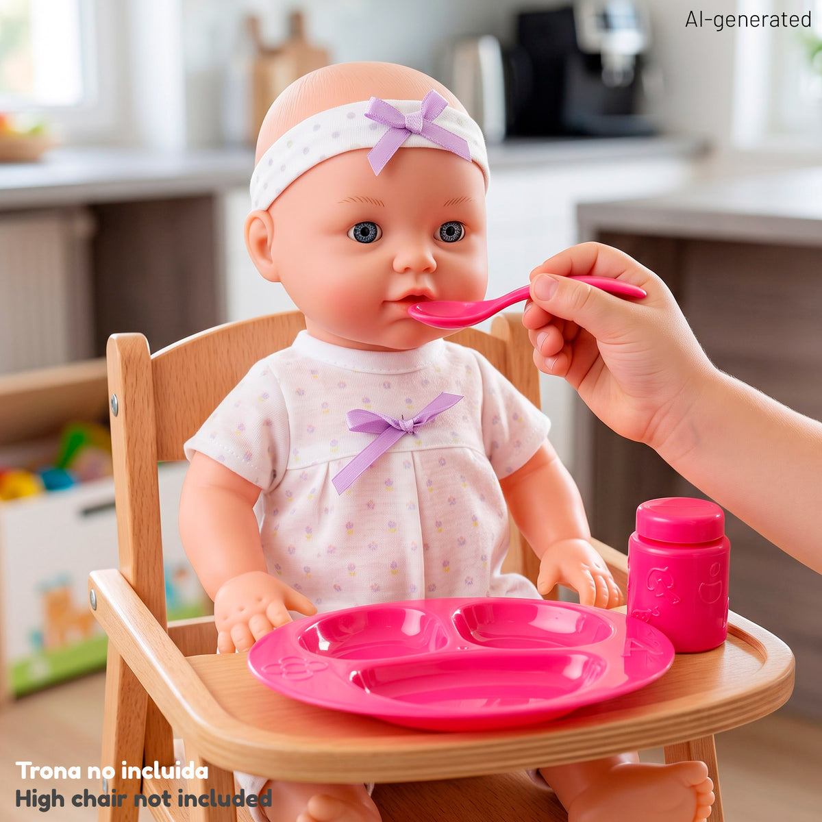 Boneca bebé 32 cm com acessórios + 24 meses Colorbaby's