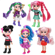 Conjunto de 5 bonecas pequenas 12 cm K-Pop Idol Junior