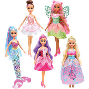 Conjunto de 5 bonecas fantasia 30 cm + 3 anos Dreameez