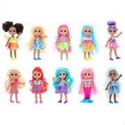 Set 10 bonecas de fantasia 12 cm Dreameez