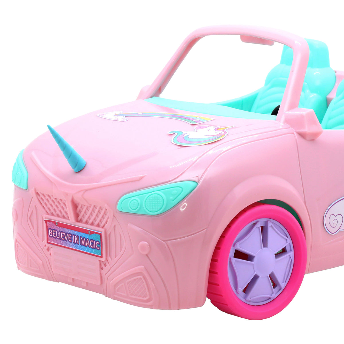Boneca princesa unicórnio com carro + 3 anos Dreameez
