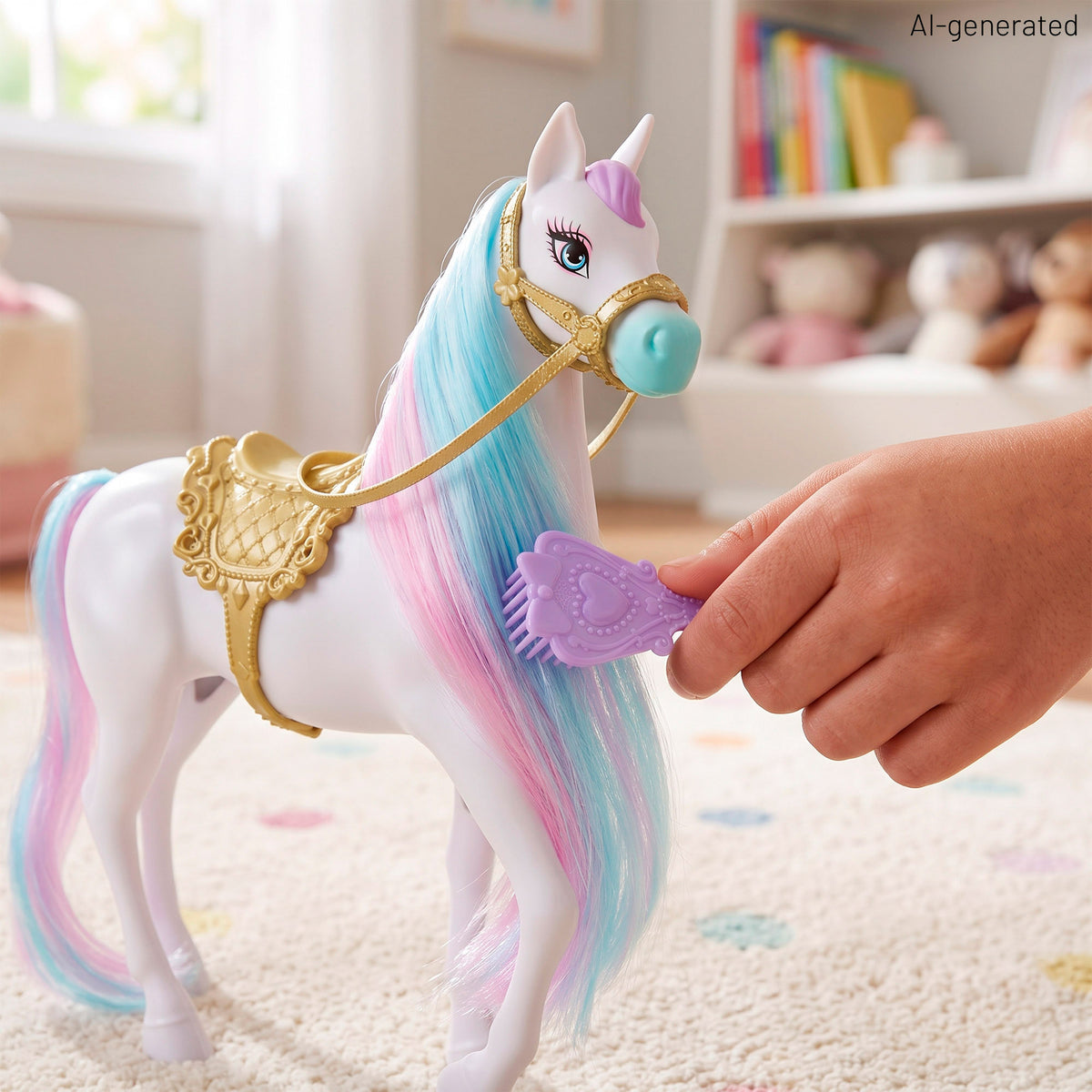 Boneca princesa com cavalo e acessórios + 3 anos Dreameez