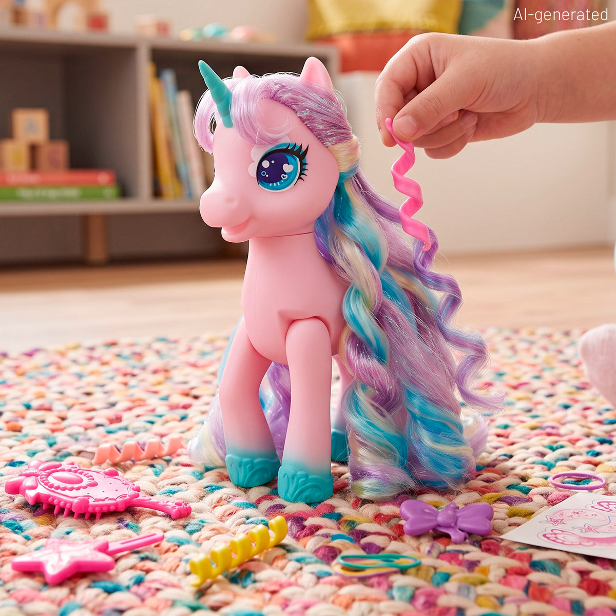 Unicórnio fantasia com acessórios + 3 anos Dreameez