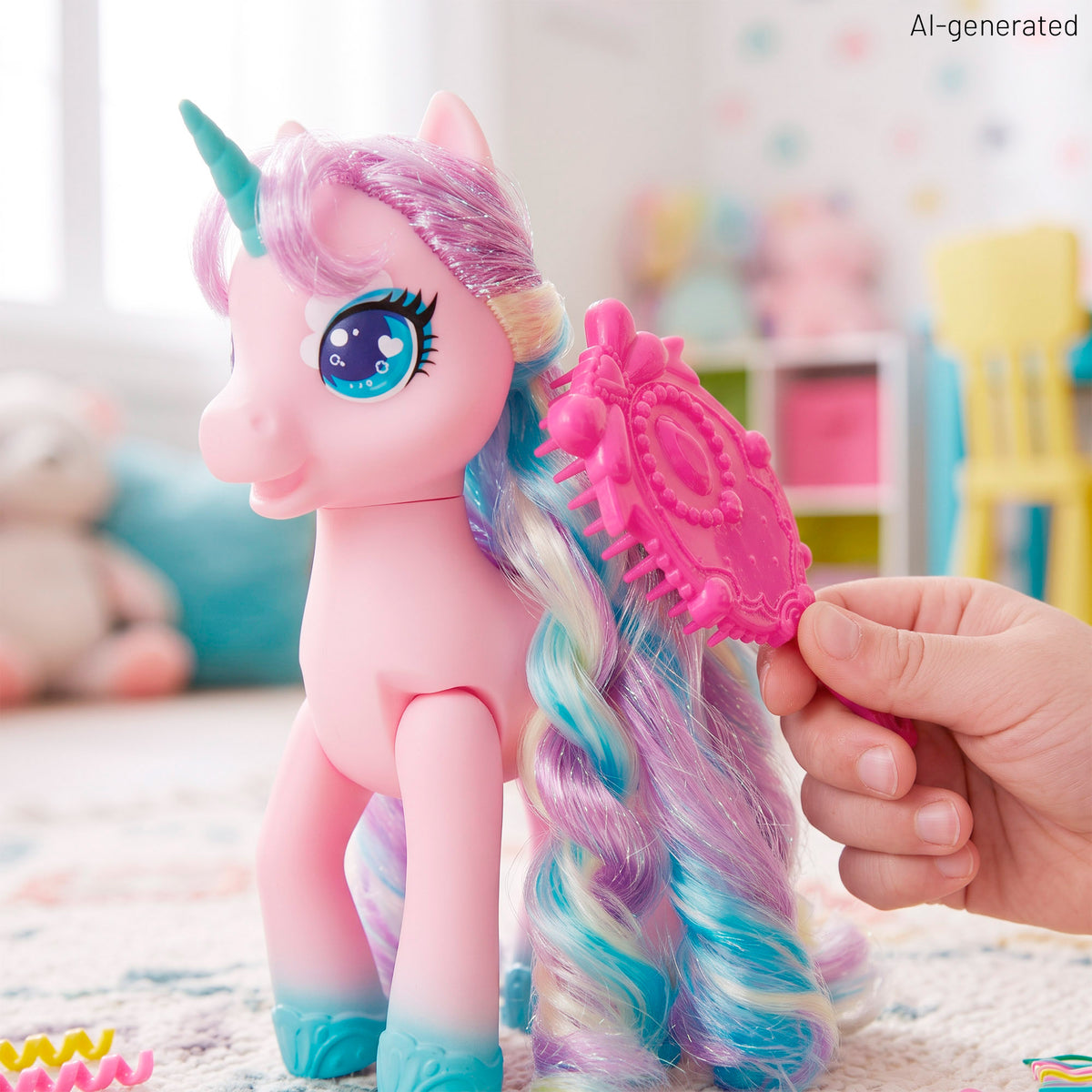 Unicórnio fantasia com acessórios + 3 anos Dreameez