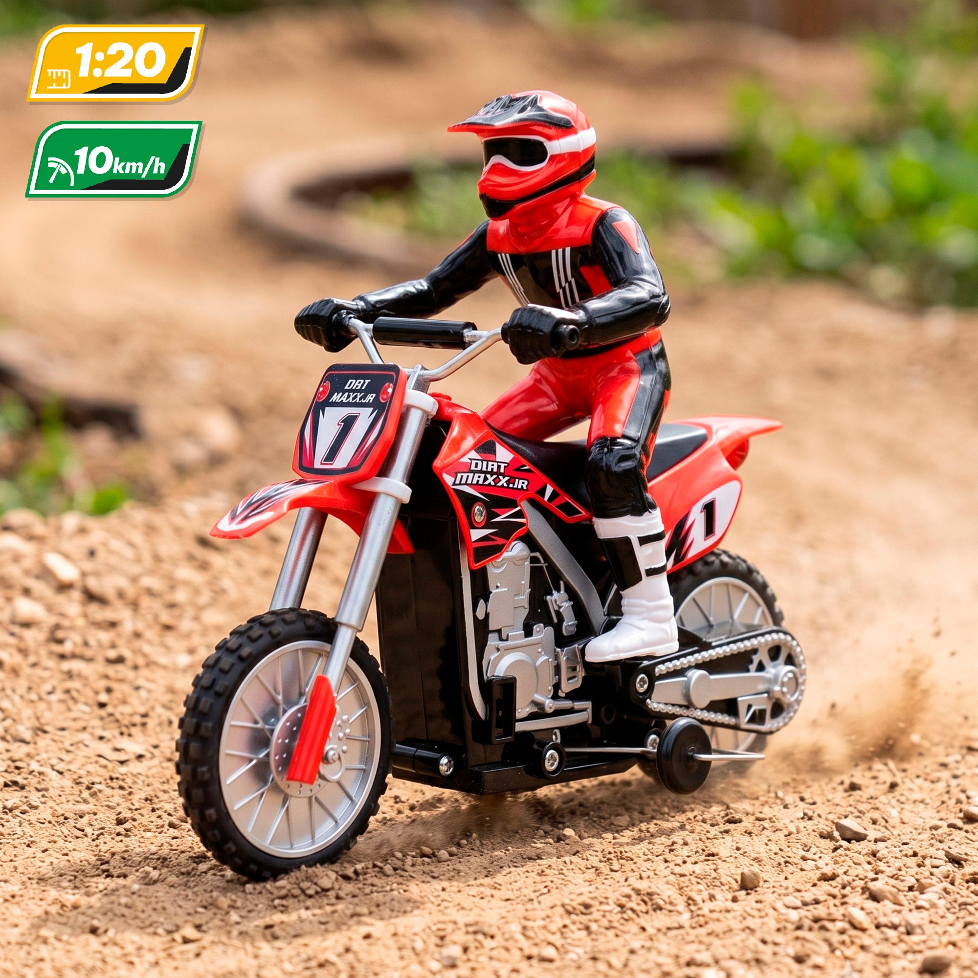 Mota telecomandada 1:20 com piloto Speed&Go