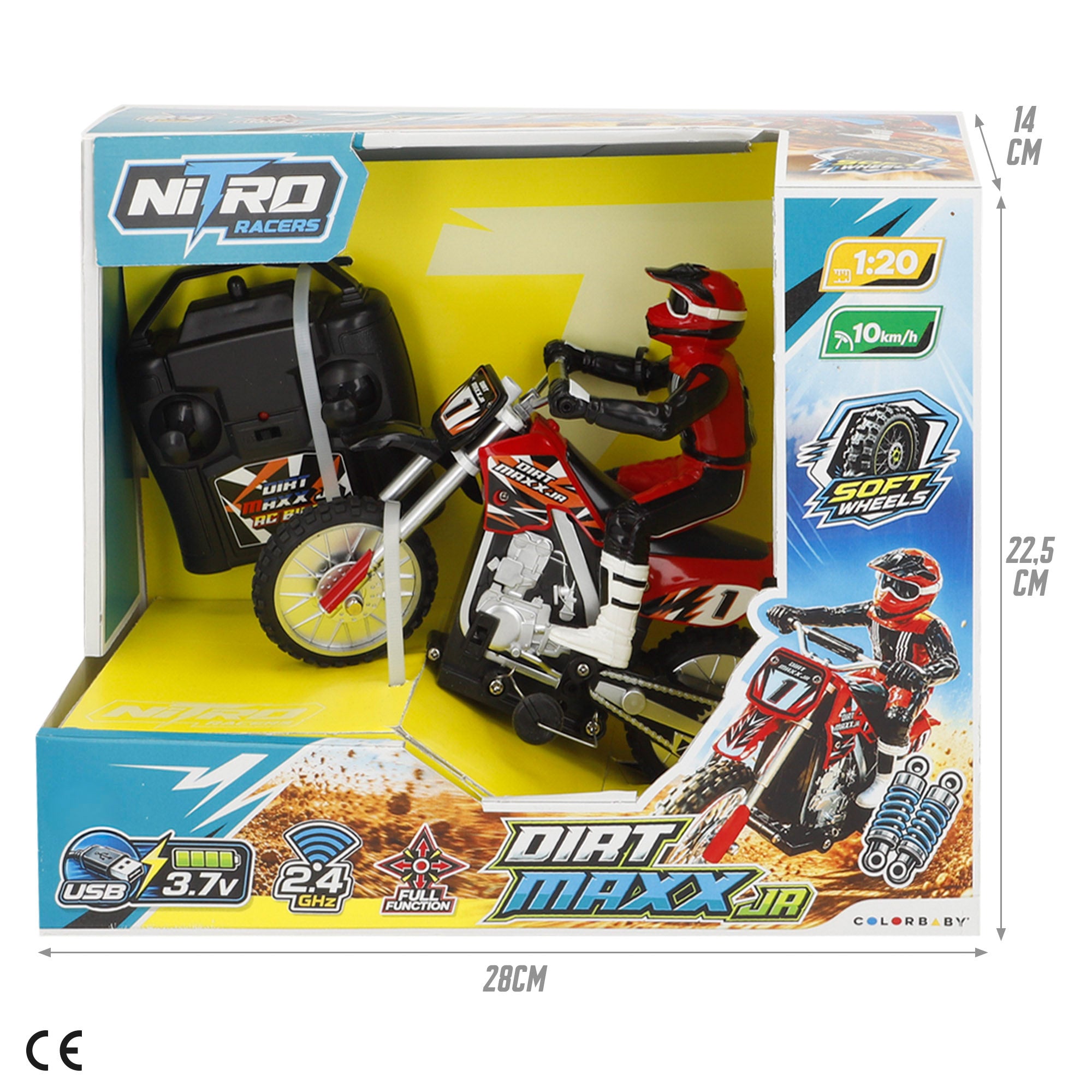 Mota telecomandada 1:20 com piloto Speed&Go