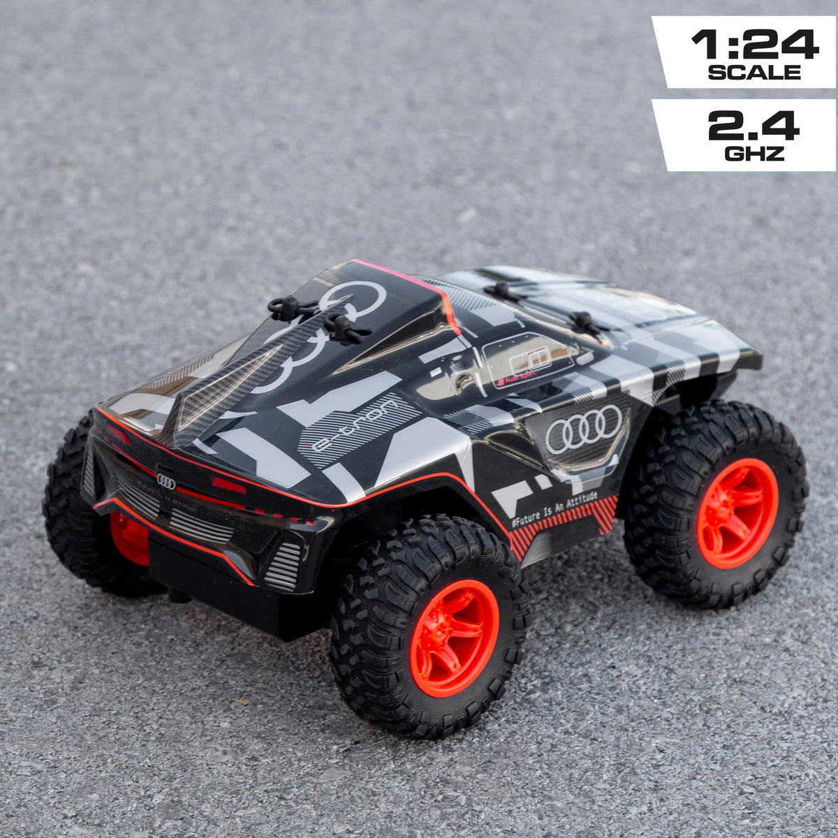 Carro telecomandado com luz 1:24 Audi RSQ e-tron