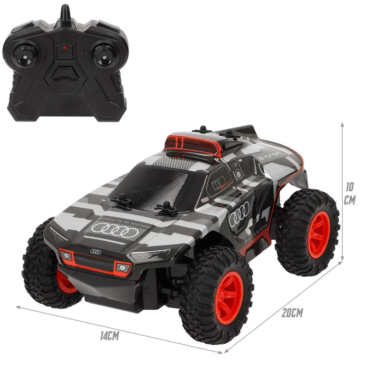 Carro telecomandado com luz 1:24 Audi RSQ e-tron