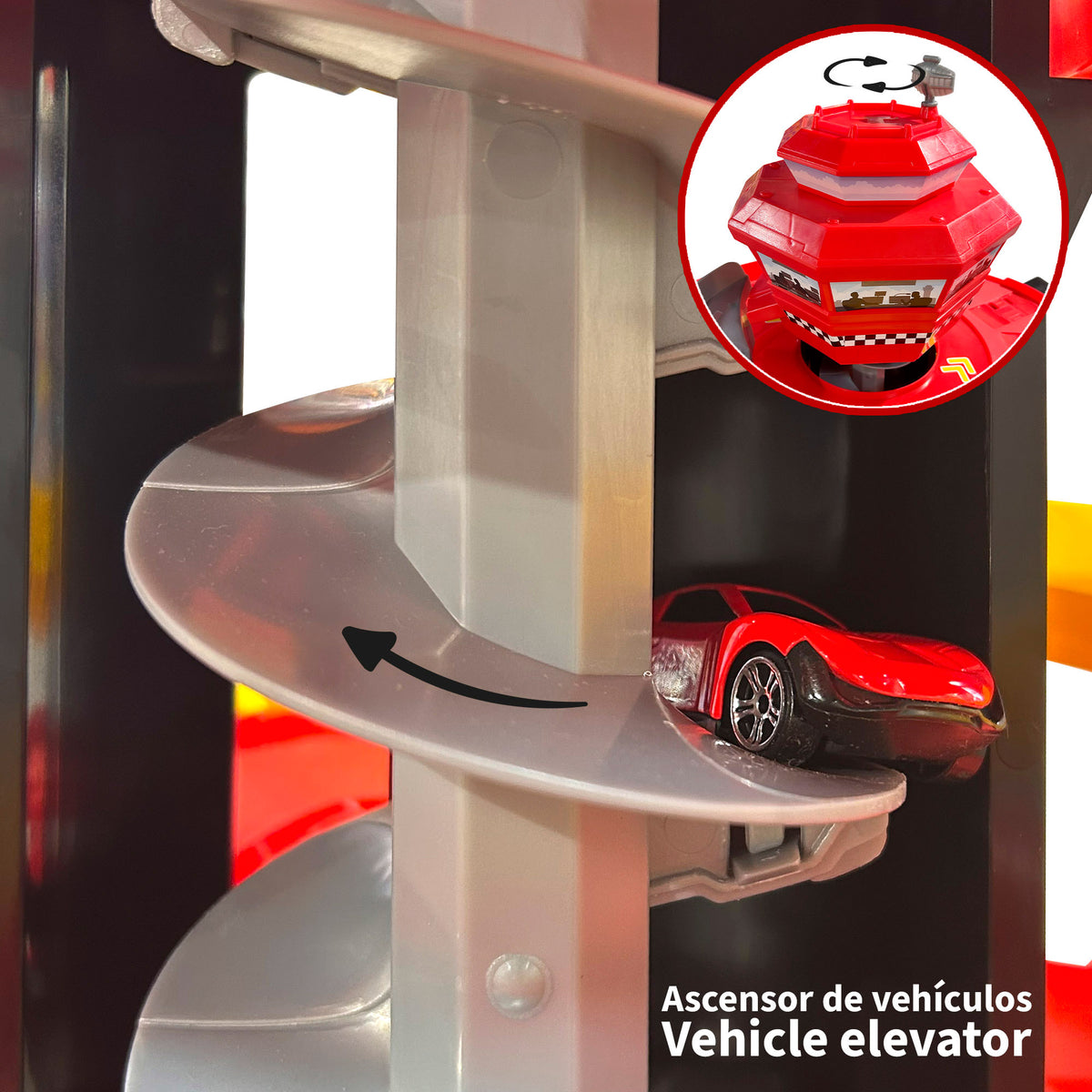 Garagem Sky High com 1 carro +3 anos Teamsterz