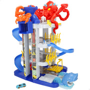 Garagem para monstros aquáticos com carro Teamsterz