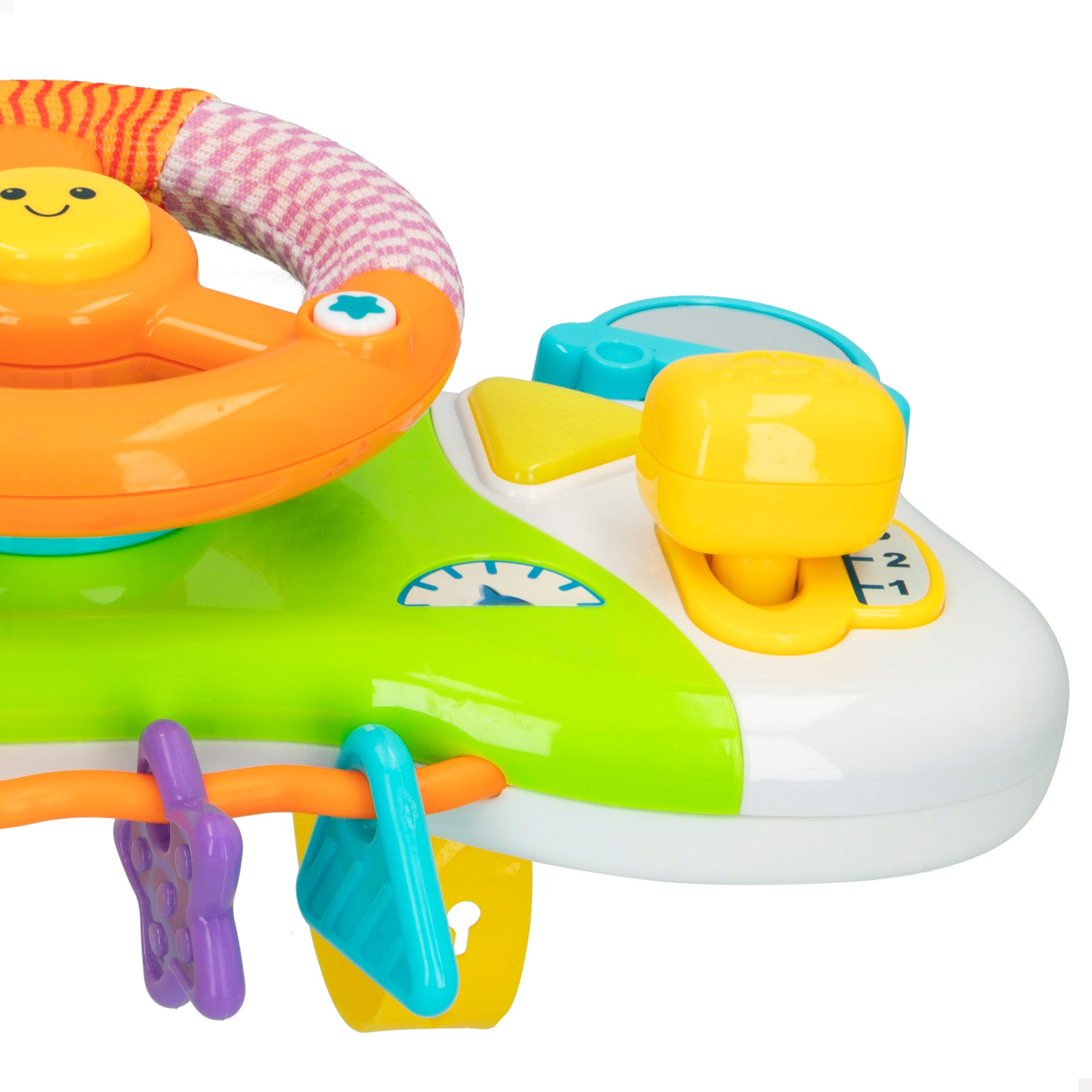 Volante interativo Winfun para carrinho de bebé