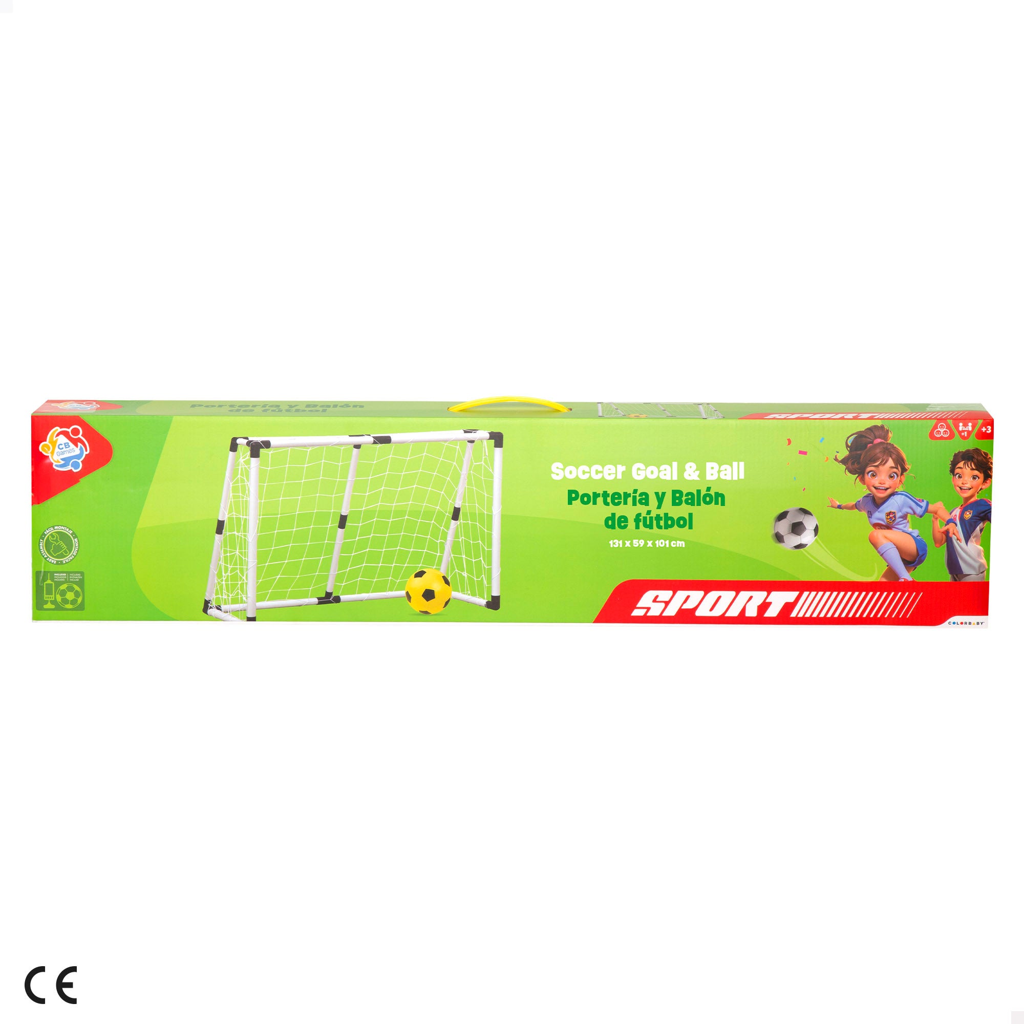 Conjunto de balizas CB Games com bola