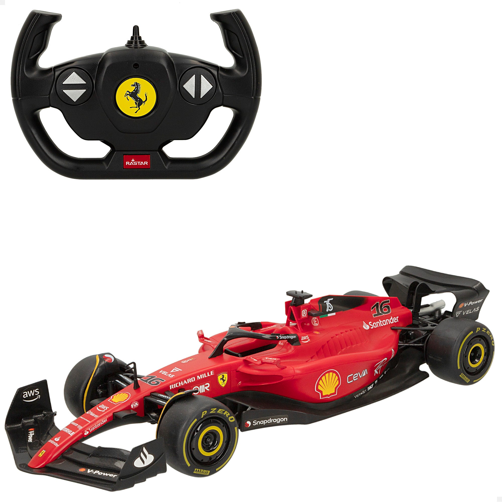 RASTAR 2022 Ferrari F1-75 1:12 Carro Telecomandado