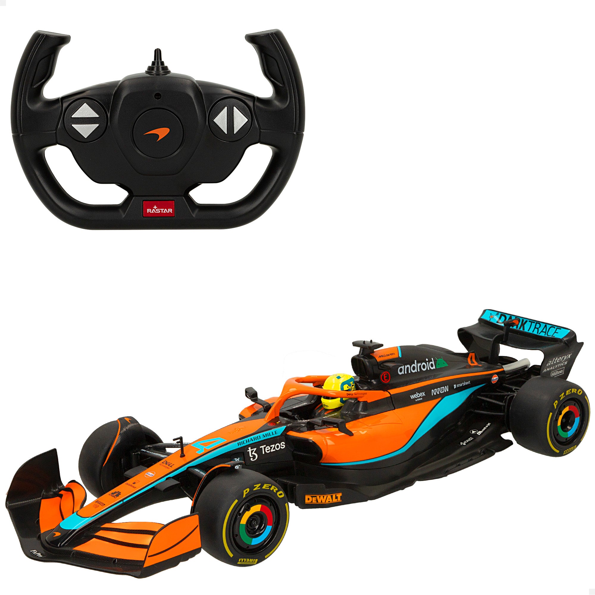 RASTAR F1 2022 McLaren MCL36 1:12 Carro Telecomandado