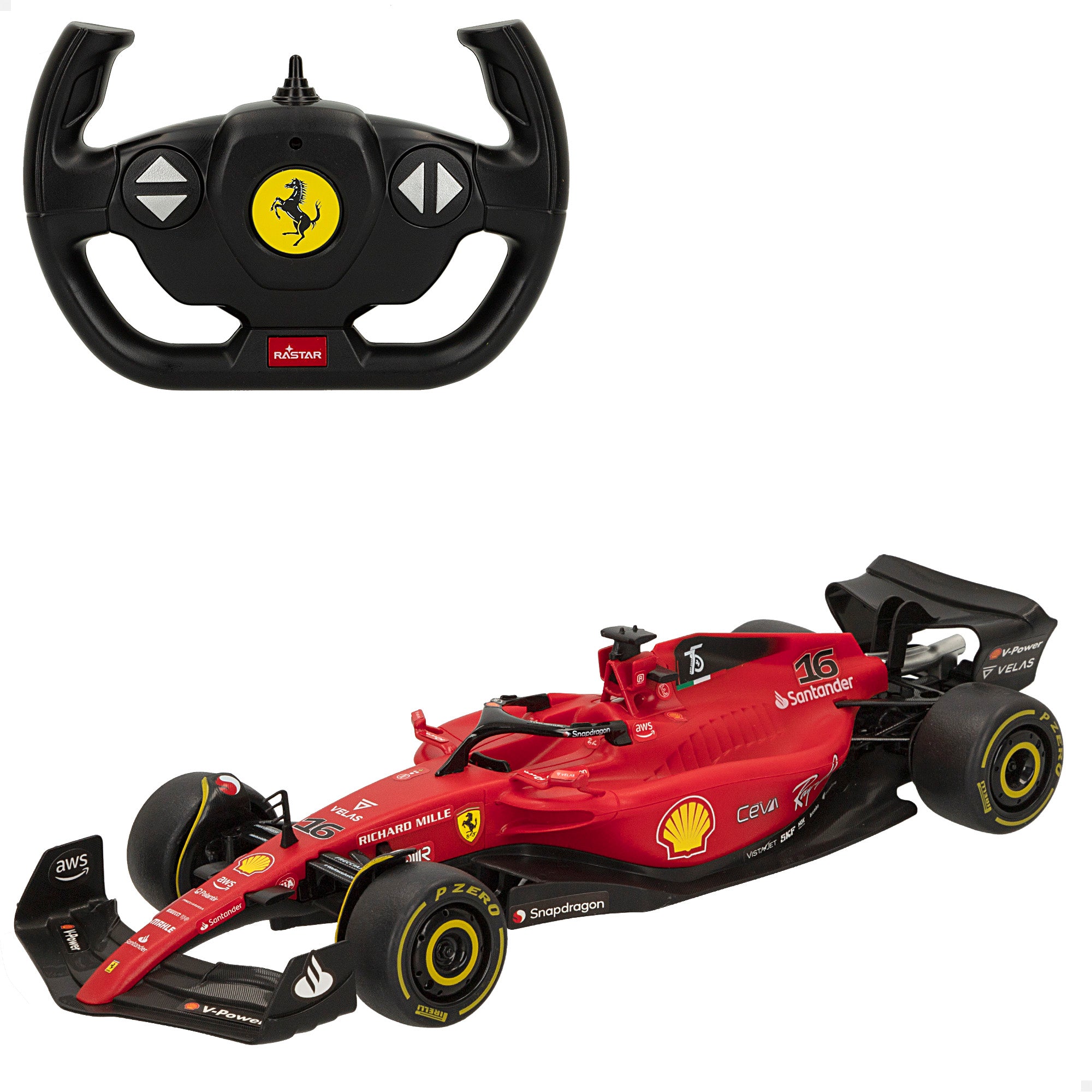 RASTAR Carro Telecomandado 2022 Ferrari F1-75 1:18